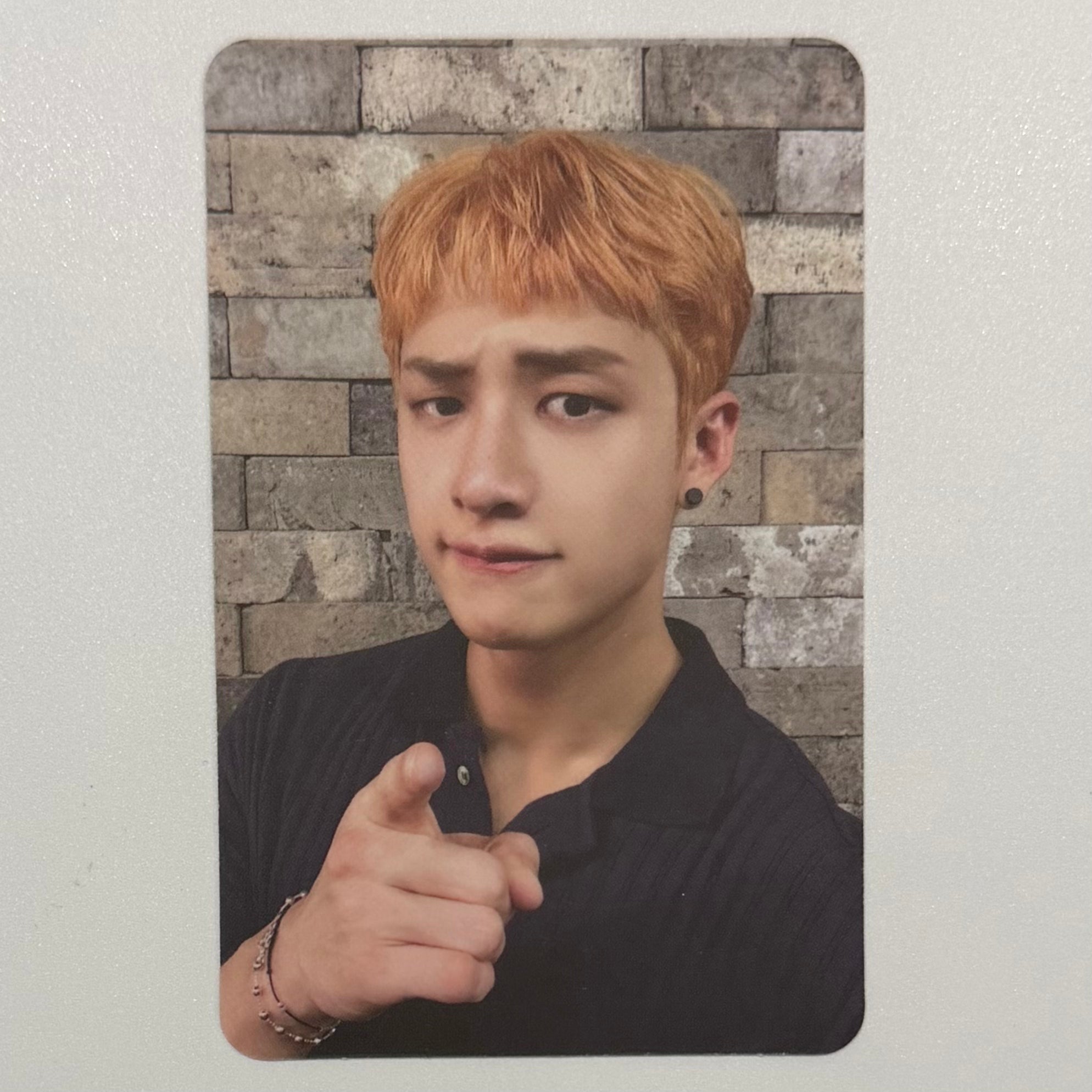 BANG CHAN (STRAY KIDS) - NO EASY ALBUM PHOTOCARD (DOUBLE SIDED)