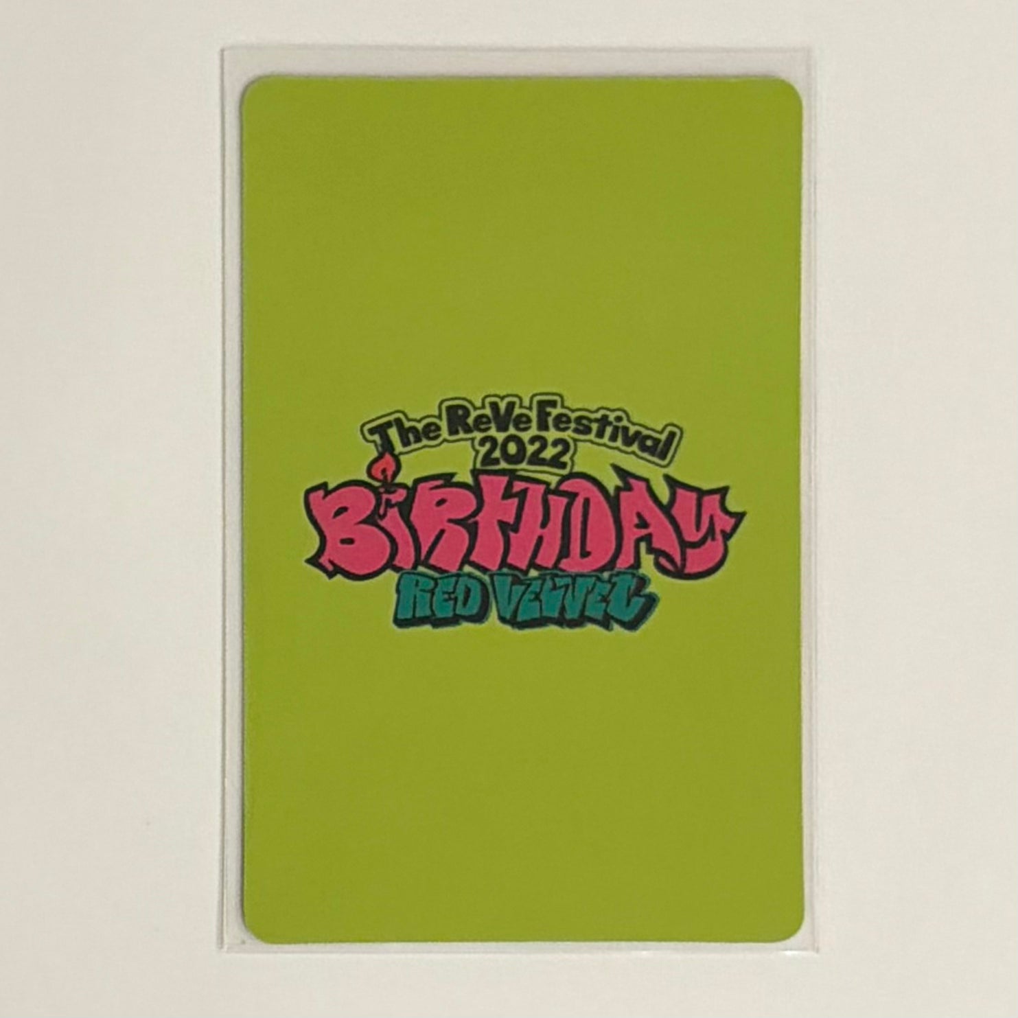 IRENE (RED VELVET) - BIRTHDAY APPLE MUSIC POB PHOTOCARD