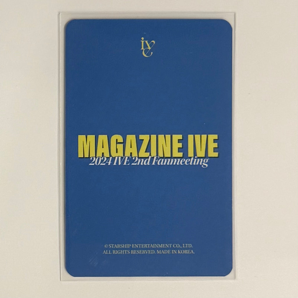 GAEUL (IVE) - MAGAZINE IVE 2024 2ND FM TRADING PHOTOCARD