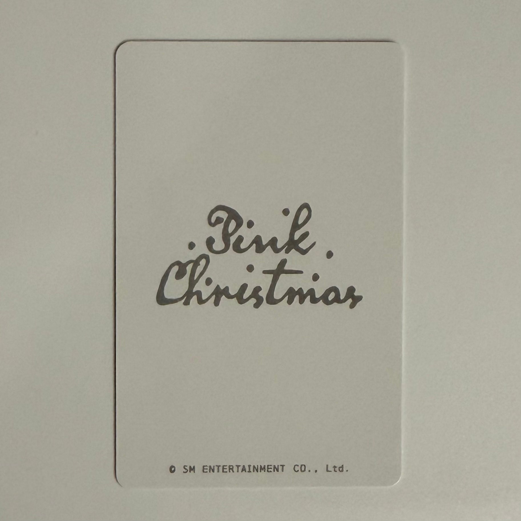 AESPA - 2024 PINK CHRISTMAS TRADING PHOTOCARD