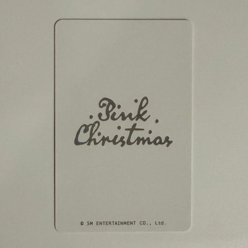 AESPA - 2024 PINK CHRISTMAS TRADING PHOTOCARD