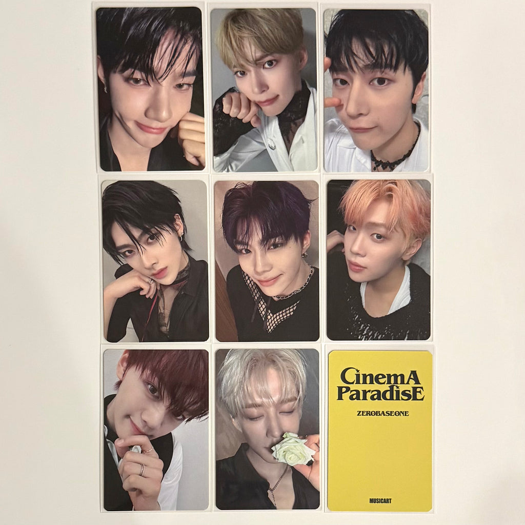 ZEROBASEONE ZB1 CINEMA PARADISE MA MUSICART FANSIGN POB PHOTOCARD