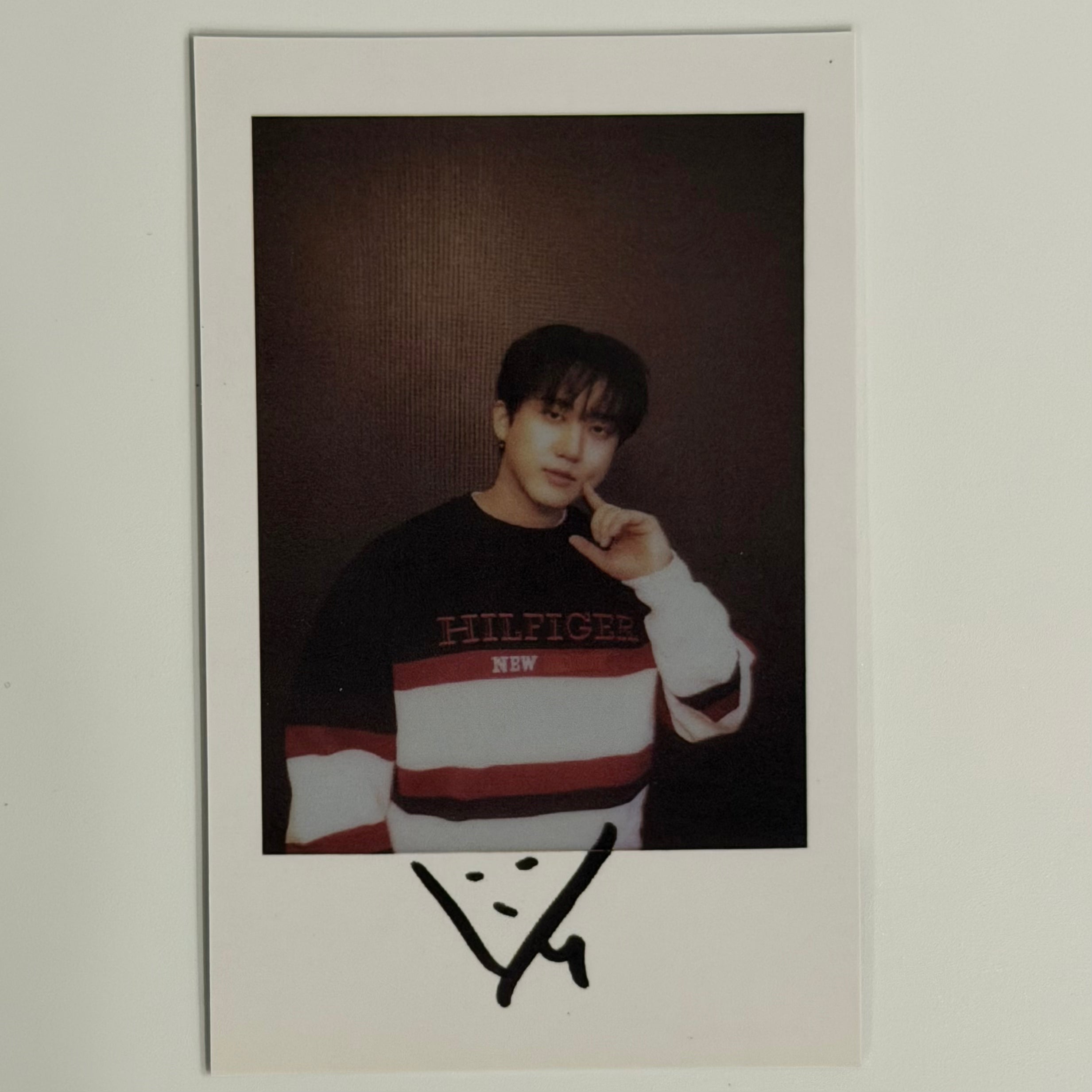 CHANGBIN (STRAY KIDS) - 樂-STAR ROCK STAR KMSTATION SHANGHAI FANSIGN POB POLAROID PHOTOCARD