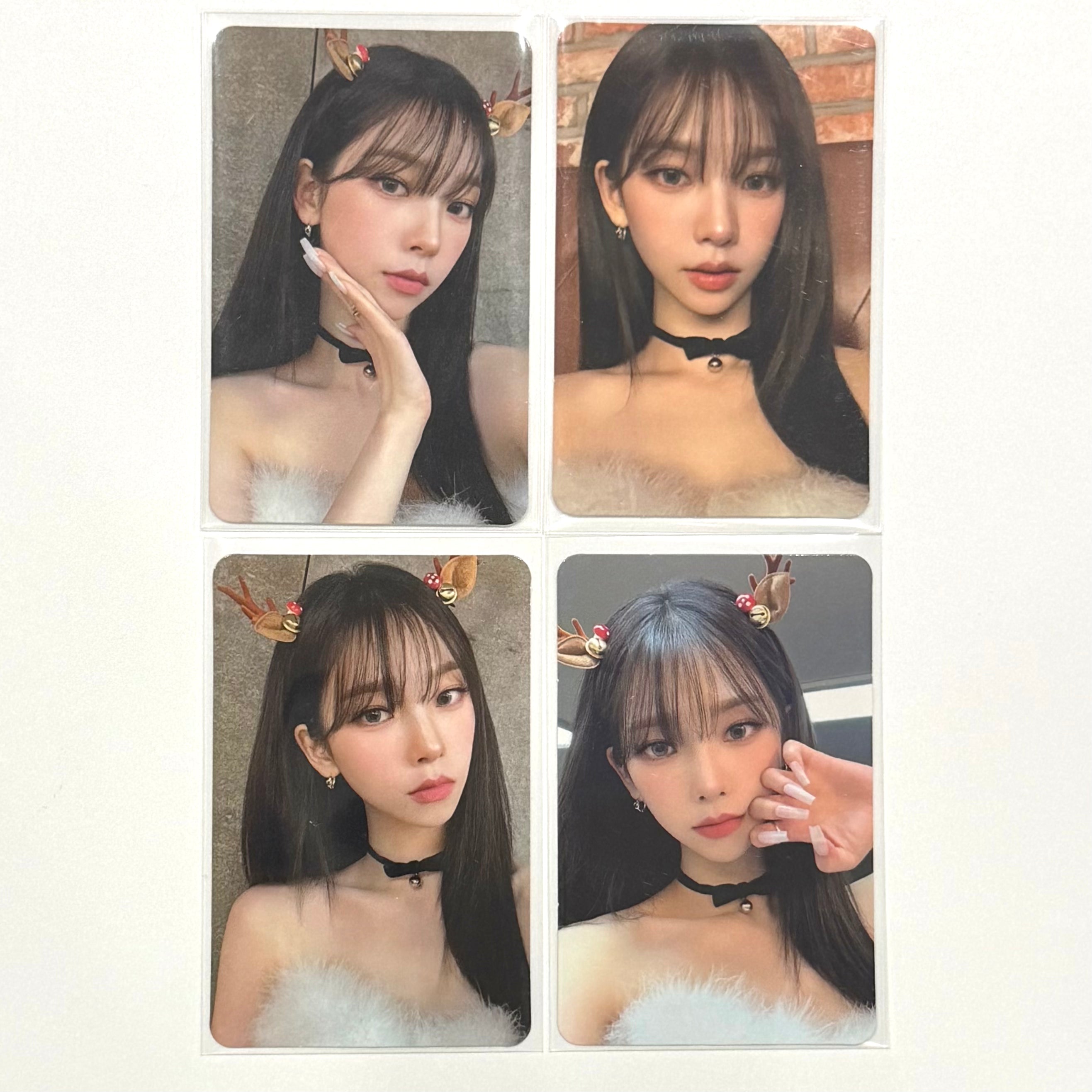 KARINA (AESPA) - PINK CHRISTMAS MD OFFIZIELLE TRADING PHOTOCARD