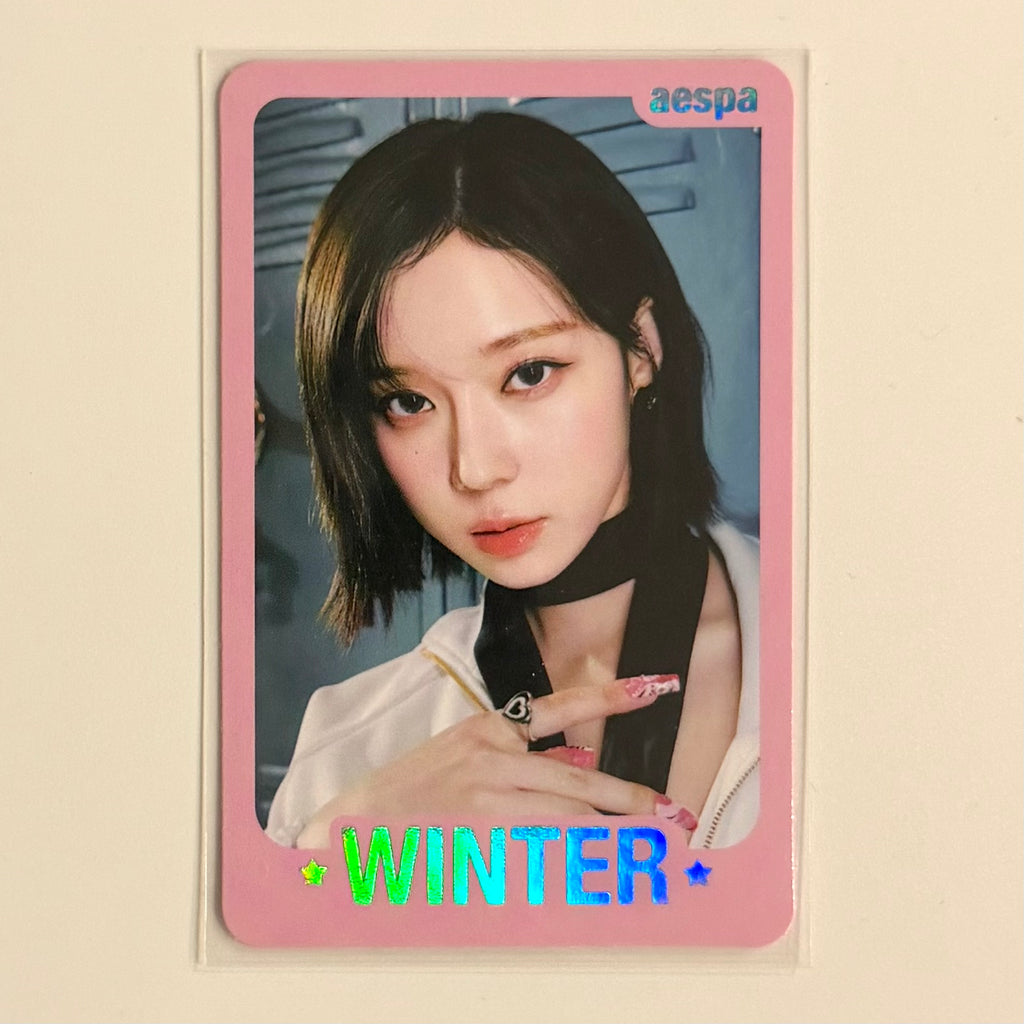 WINTER (AESPA) - MY WORLD TRADING ID CARD PHOTOCARD