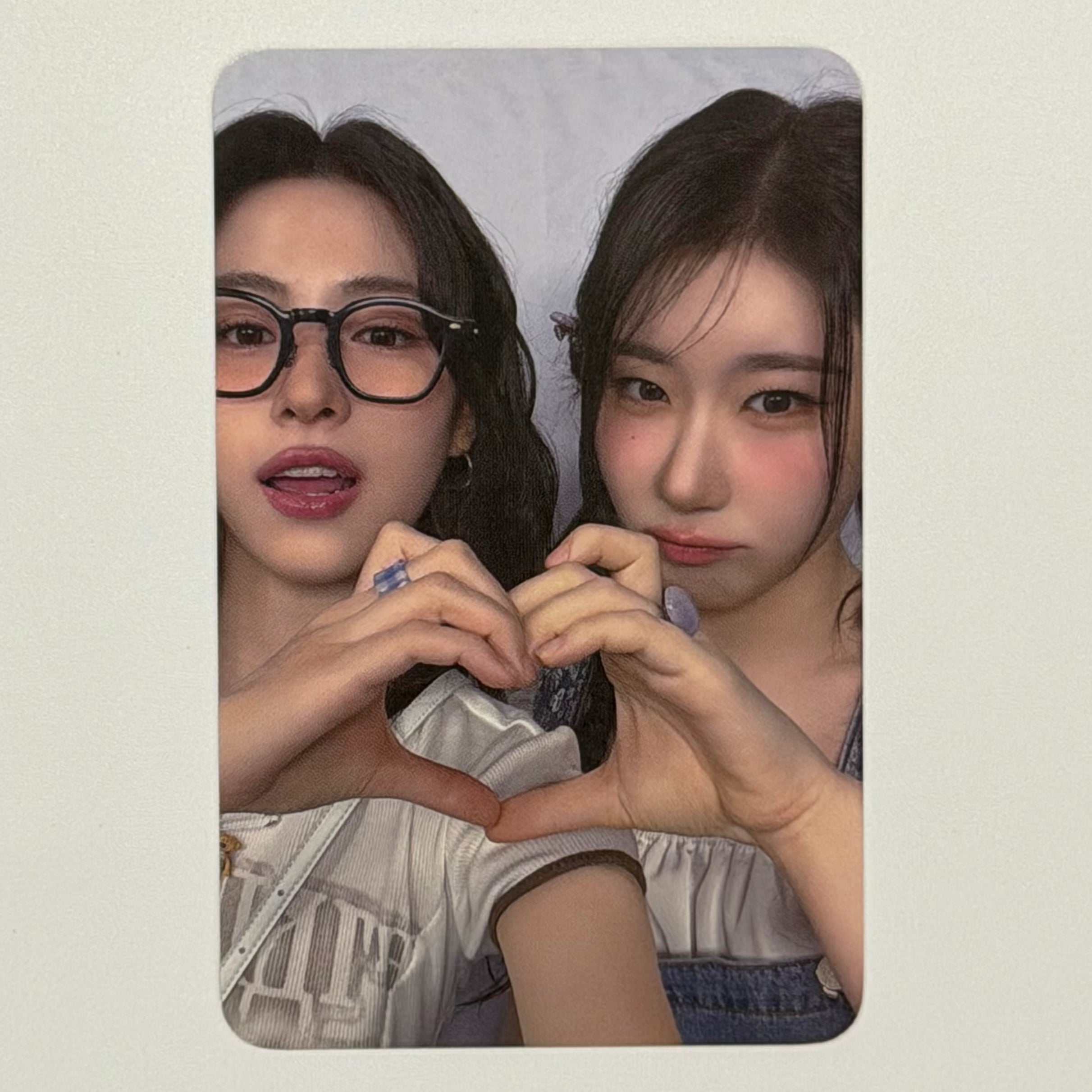 RYUJIN + CHAERYEONG (ITZY) - GOLD THE 3RD FAN MEETING FM POP UP TRADING PHOTOCARD