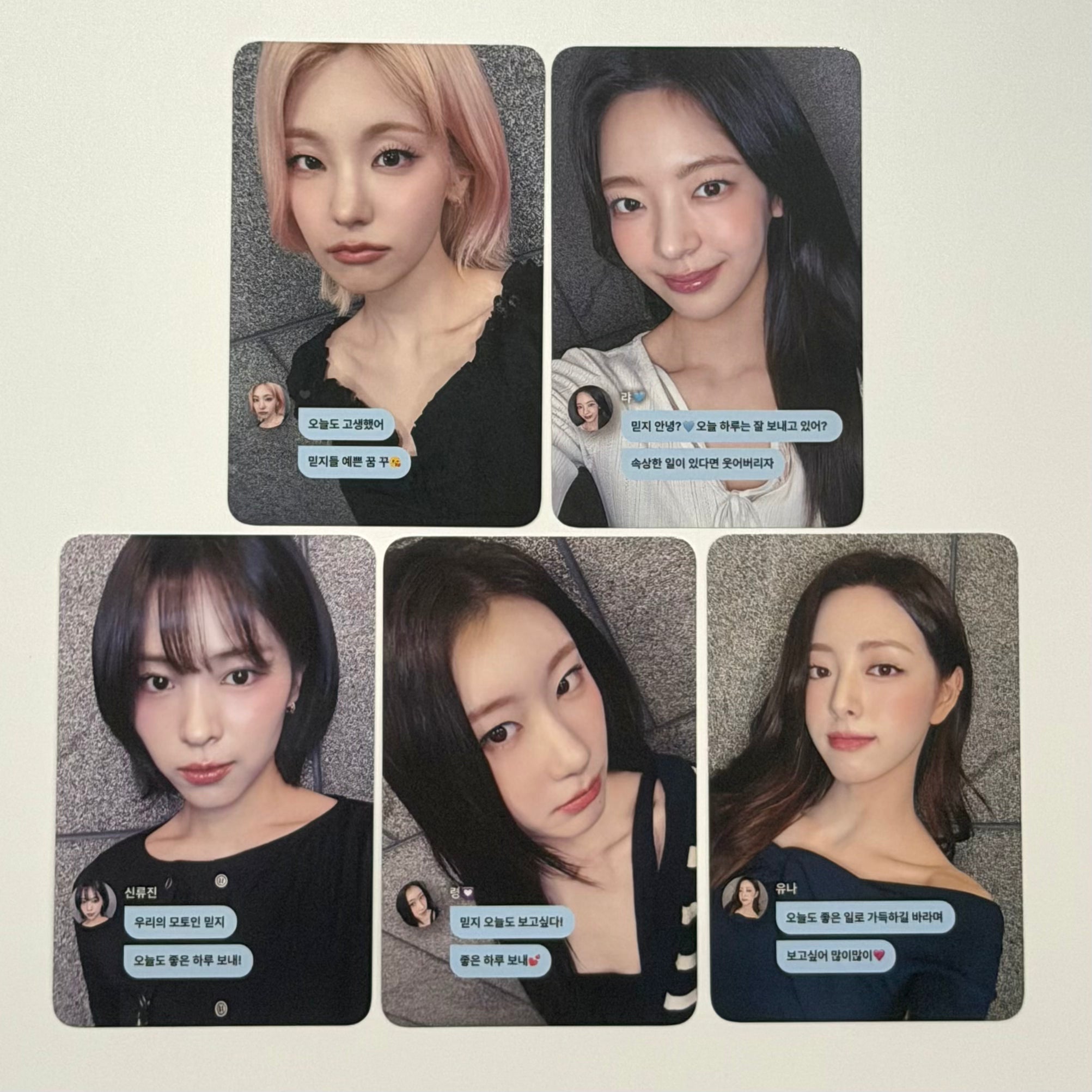ITZY MOTTO MS MAKESTAR OFFLINE FANSIGN 7 POB PHOTOCARD (DM VER)
