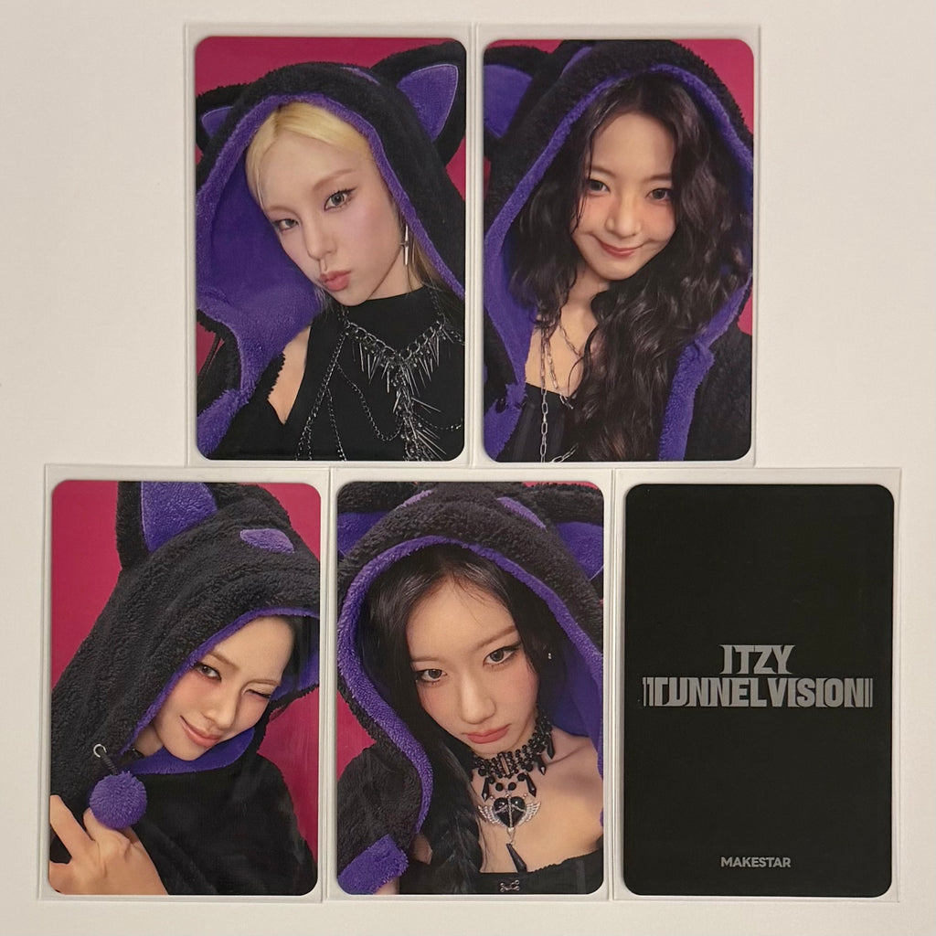 ITZY - TUNNEL VISION MS MAKESTAR ONLINE FANCALL 3 POB PHOTOCARD