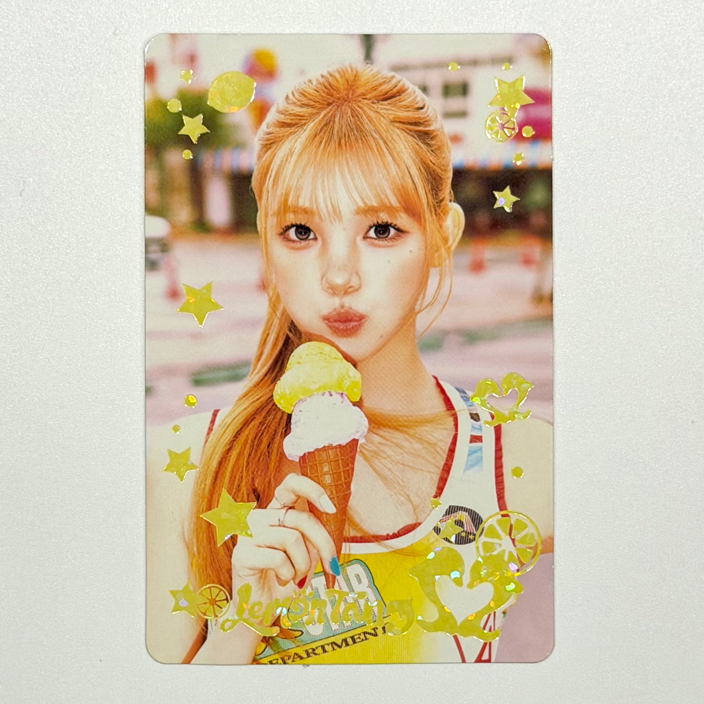 YUHA (Hearts2Hearts h2h) - LEMON TANG POP UP TRADING PHOTOCARD (SPECIAL VER)