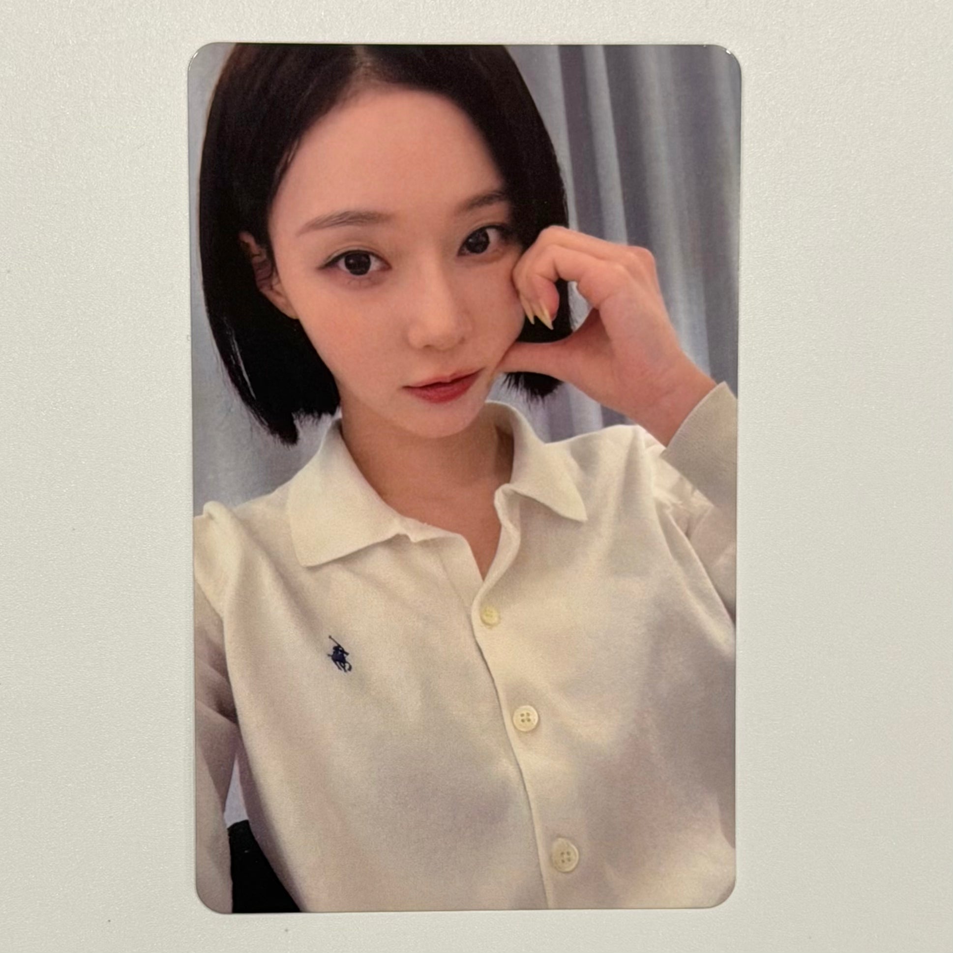 WINTER (AESPA) - RICH MAN KMSTATION FANSIGN POB PHOTOCARD