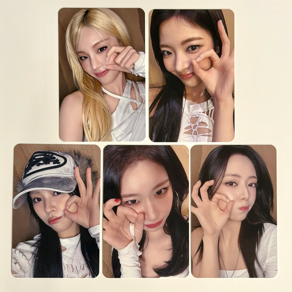 ITZY - TUNNEL VISION MS MAKESTAR ONLINE FANSIGN 6 POB PHOTOCARD ( CHEEK EGG VER)