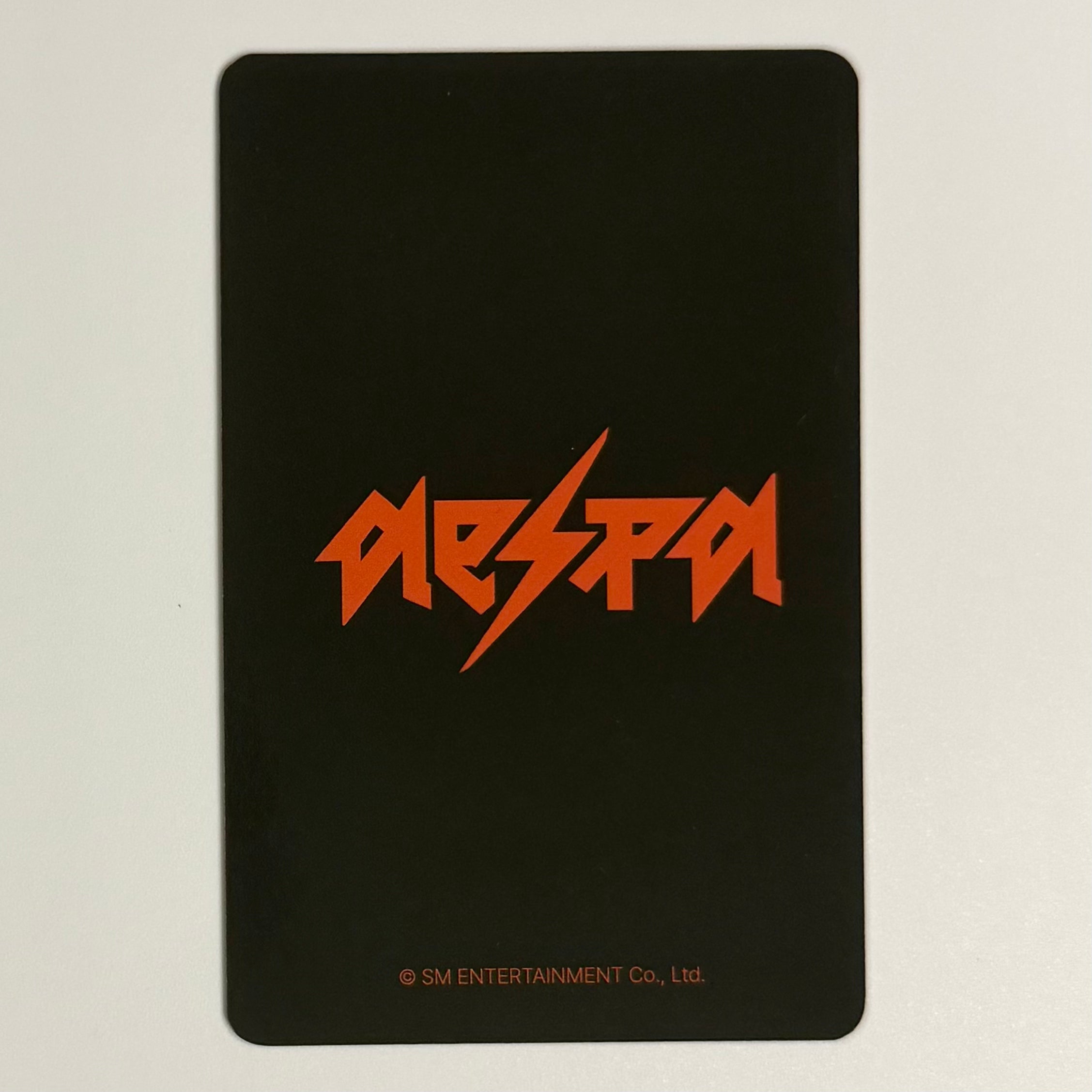 WINTER (AESPA) - RICH MAN EVERLINE FANSIGN POB PHOTOCARD