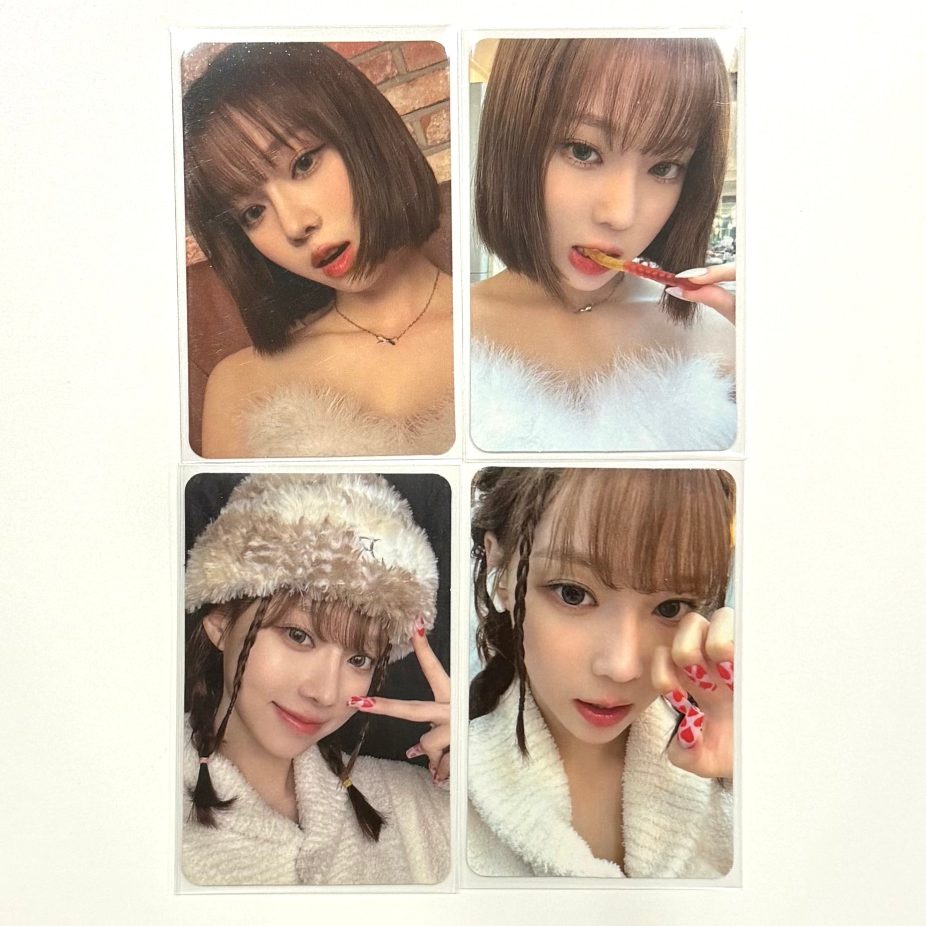 WINTER (AESPA) - PINK CHRISTMAS MD OFFIZIELLE TRADING PHOTOCARD