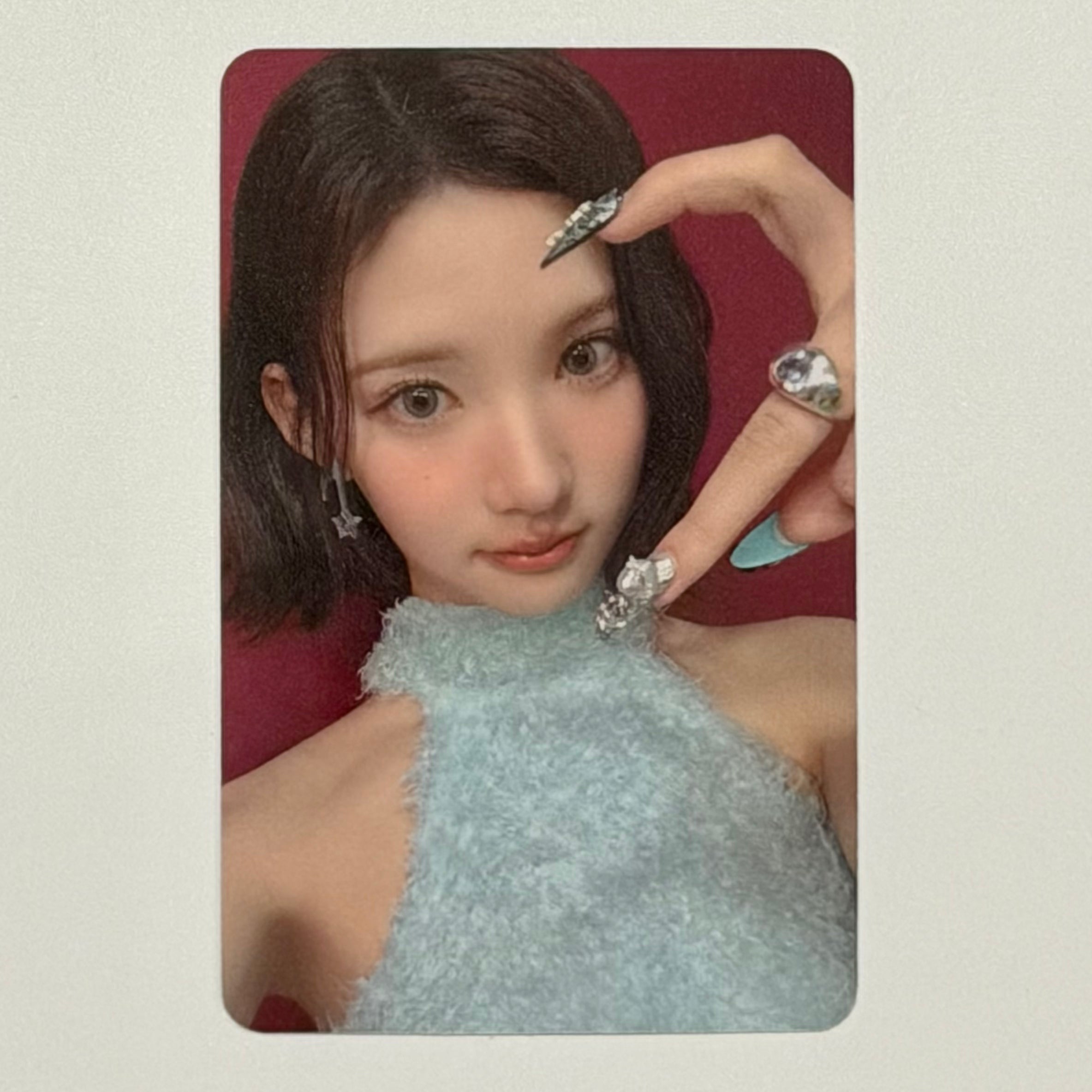 JIWOO (Hearts2Hearts h2h) - FOCUS STAR RIVER FANSIGN POB PHOTOCARD