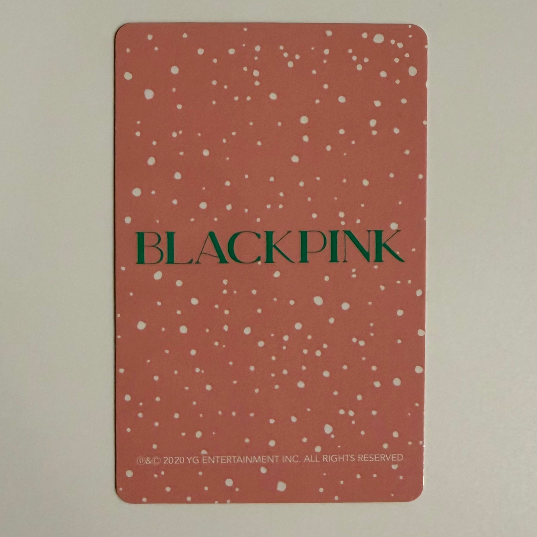 JISOO (BLACKPINK) - 2020 SUMMER DIARY IN SEOUL PHOTOCARD