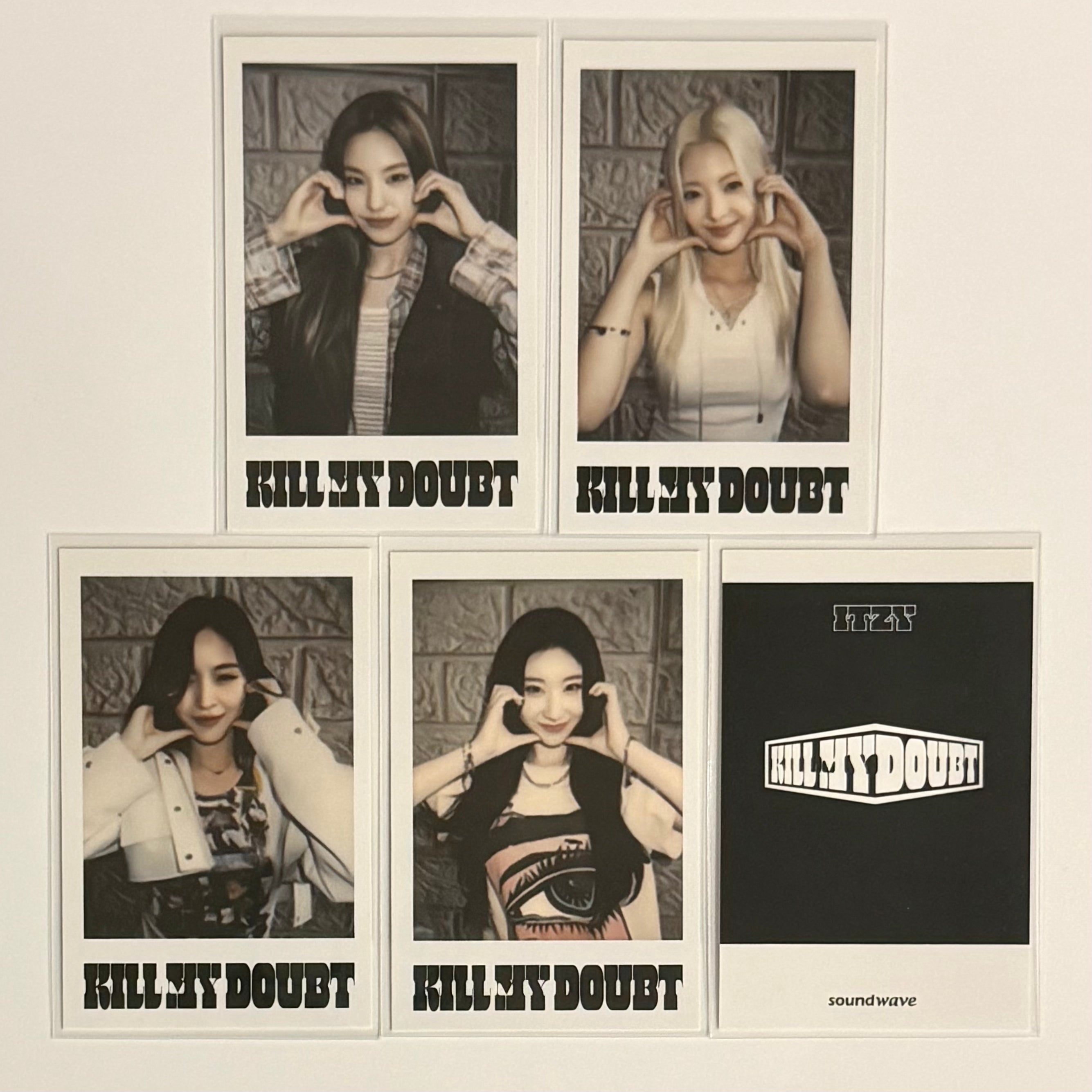 ITZY - KILL MY DOUBT SW SOUNDWAVE OFFLINE FANSIGN 2 POB PHOTOCARD