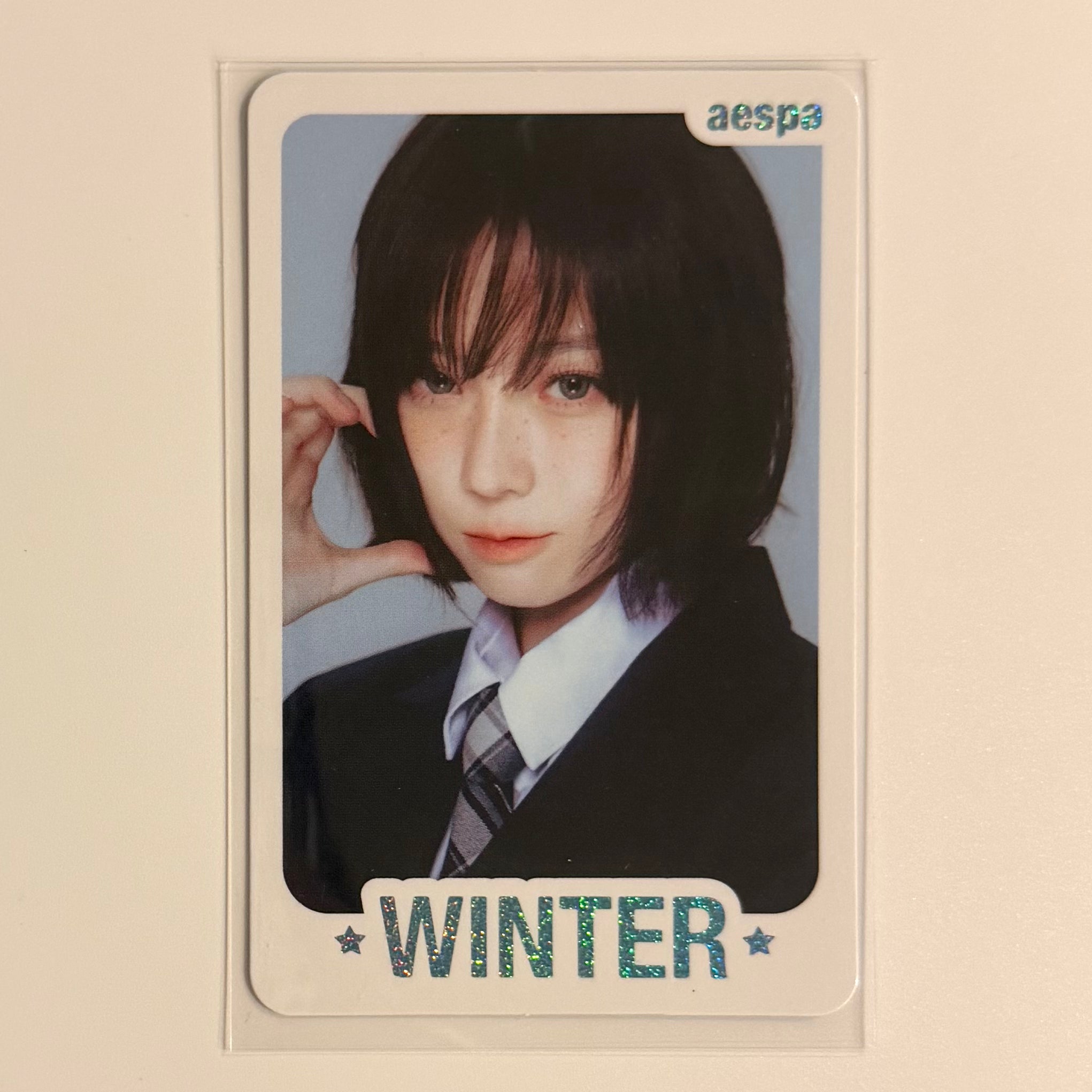 WINTER (AESPA) - MY WORLD TRADING ID CARD PHOTOCARD