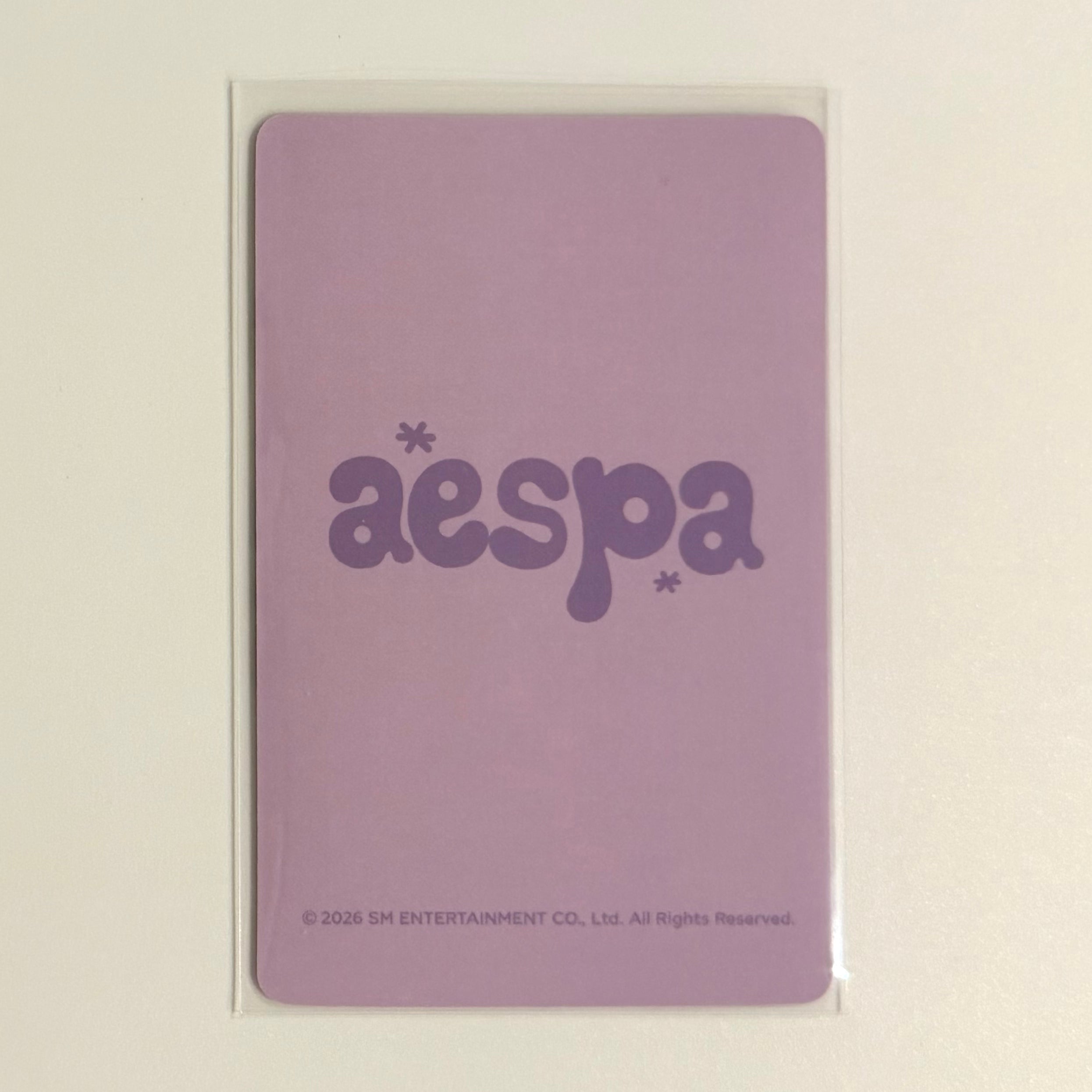 WINTER (AESPA) - SHANGHAI STARLIGHT DEBUT PHOTOCARD