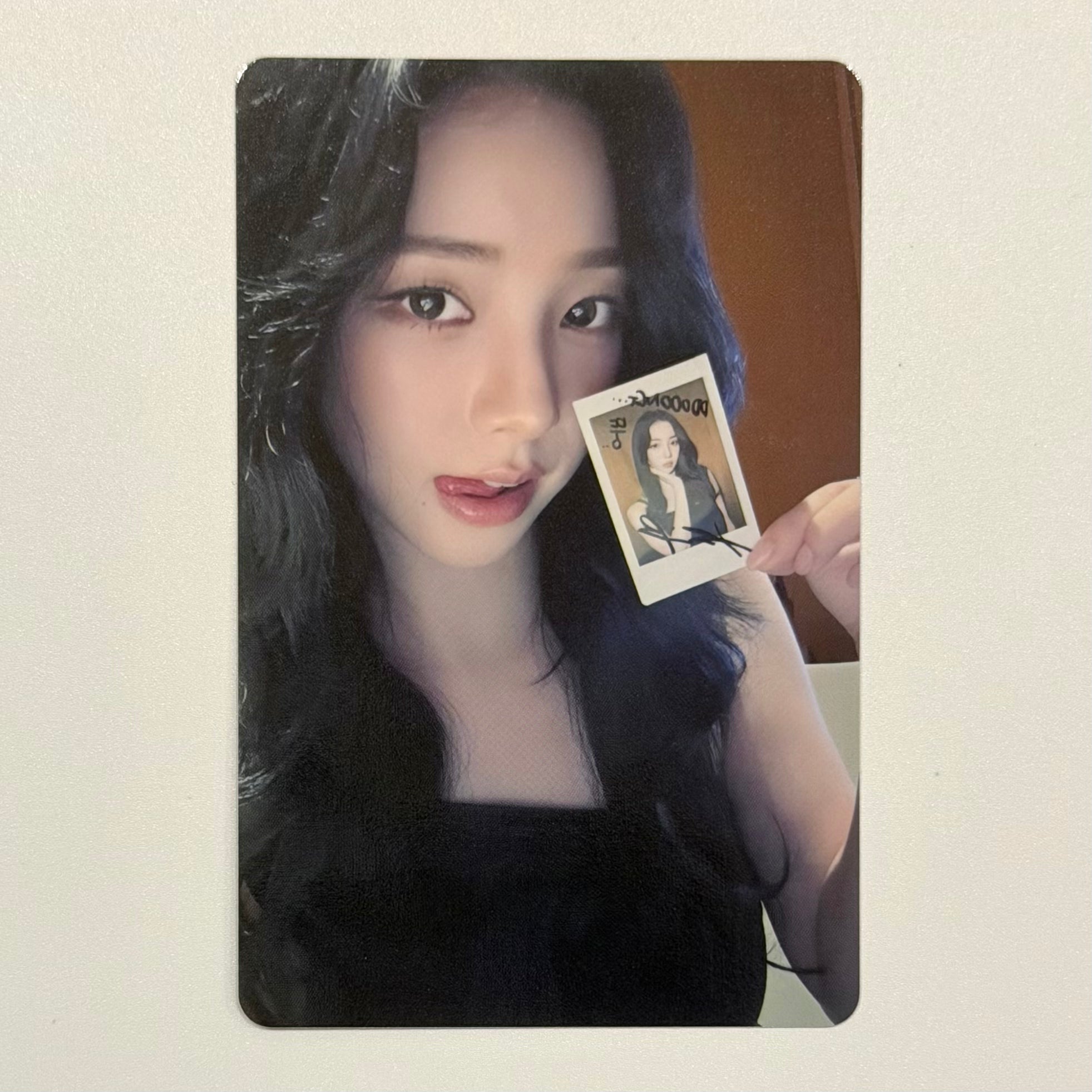 KARINA (AESPA) - RICH MAN POPMERCH SHANGHAI FANSIGN POB PHOTOCARD