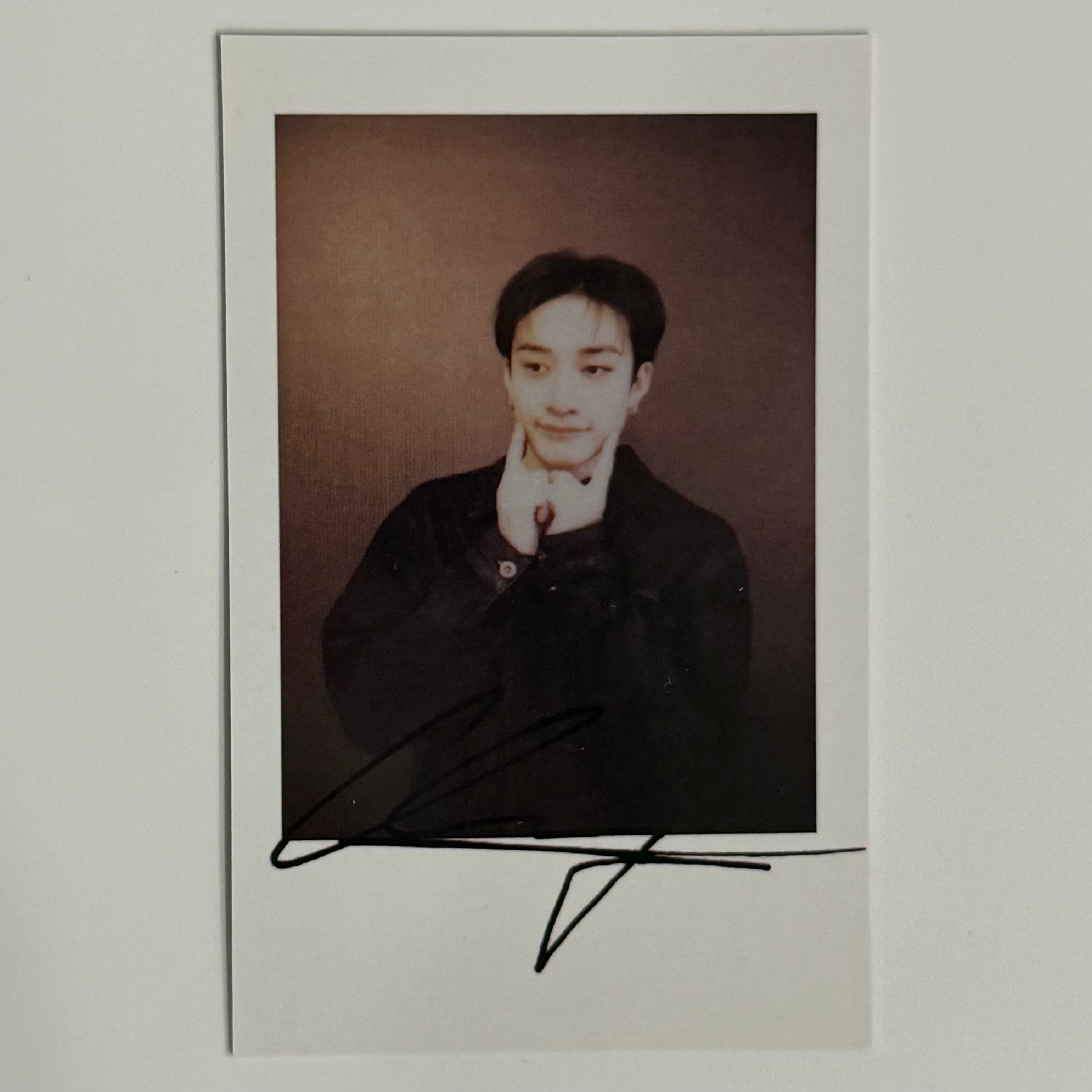 BANG CHAN (STRAY KIDS) - 樂-STAR ROCK STAR KMSTATION SHANGHAI FANSIGN POB POLAROID PHOTOCARD