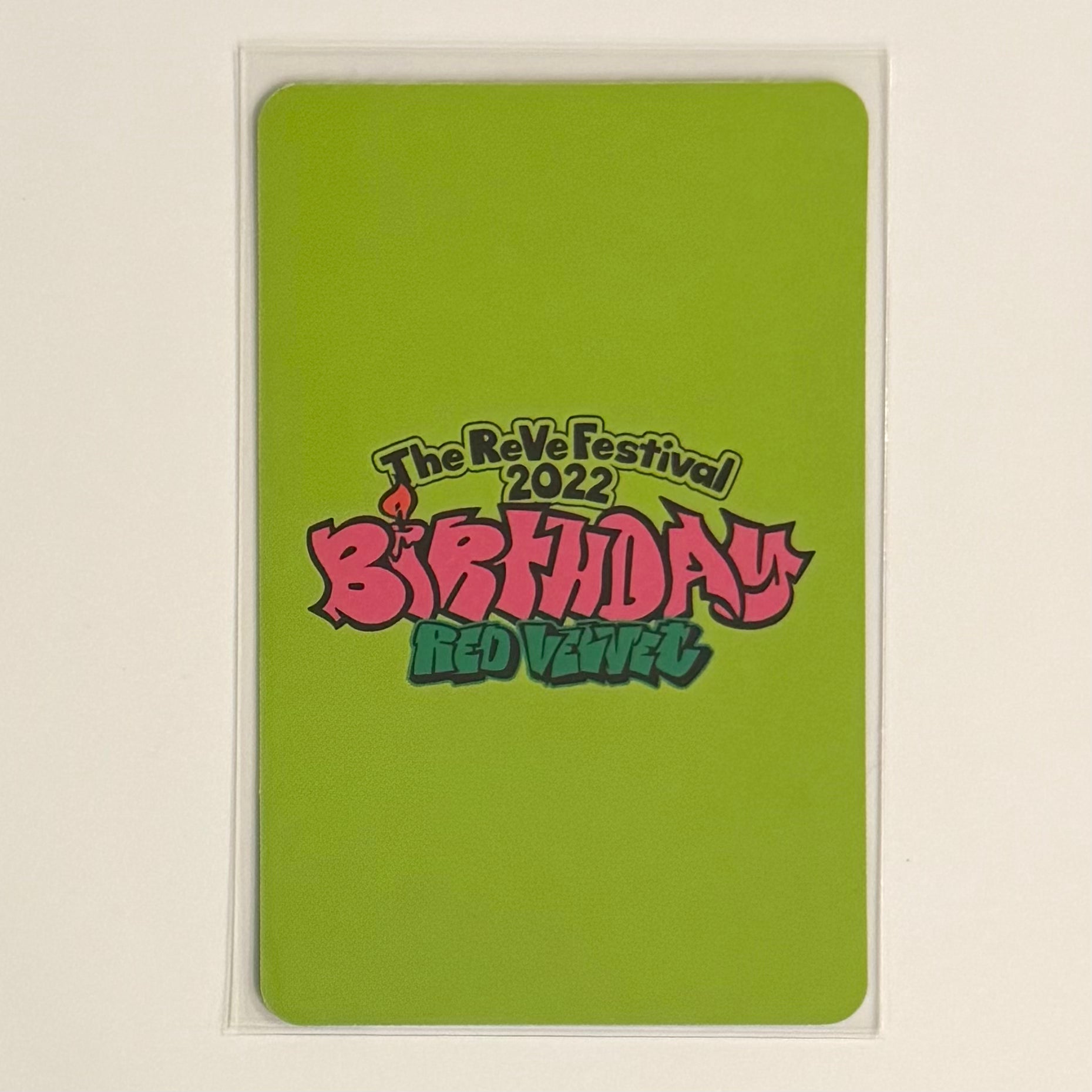 IRENE (RED VELVET) - BIRTHDAY SOUNDWAVE POB PHOTOCARD