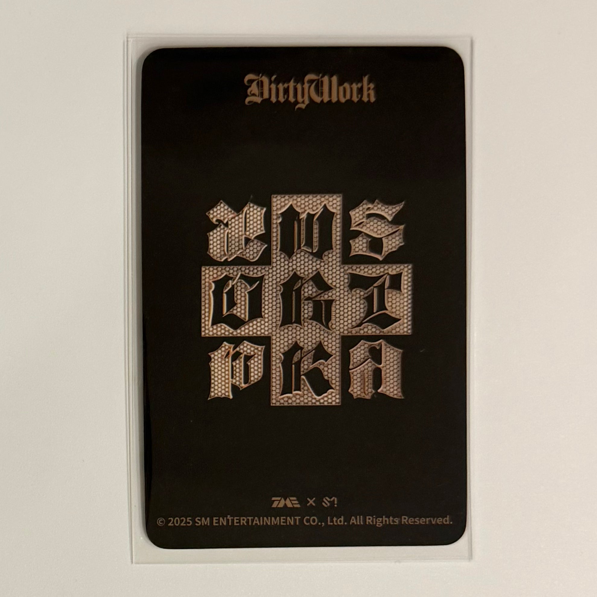 KARINA (AESPA) - DIRTY WORK QQ MUSIC PHOTOCARD