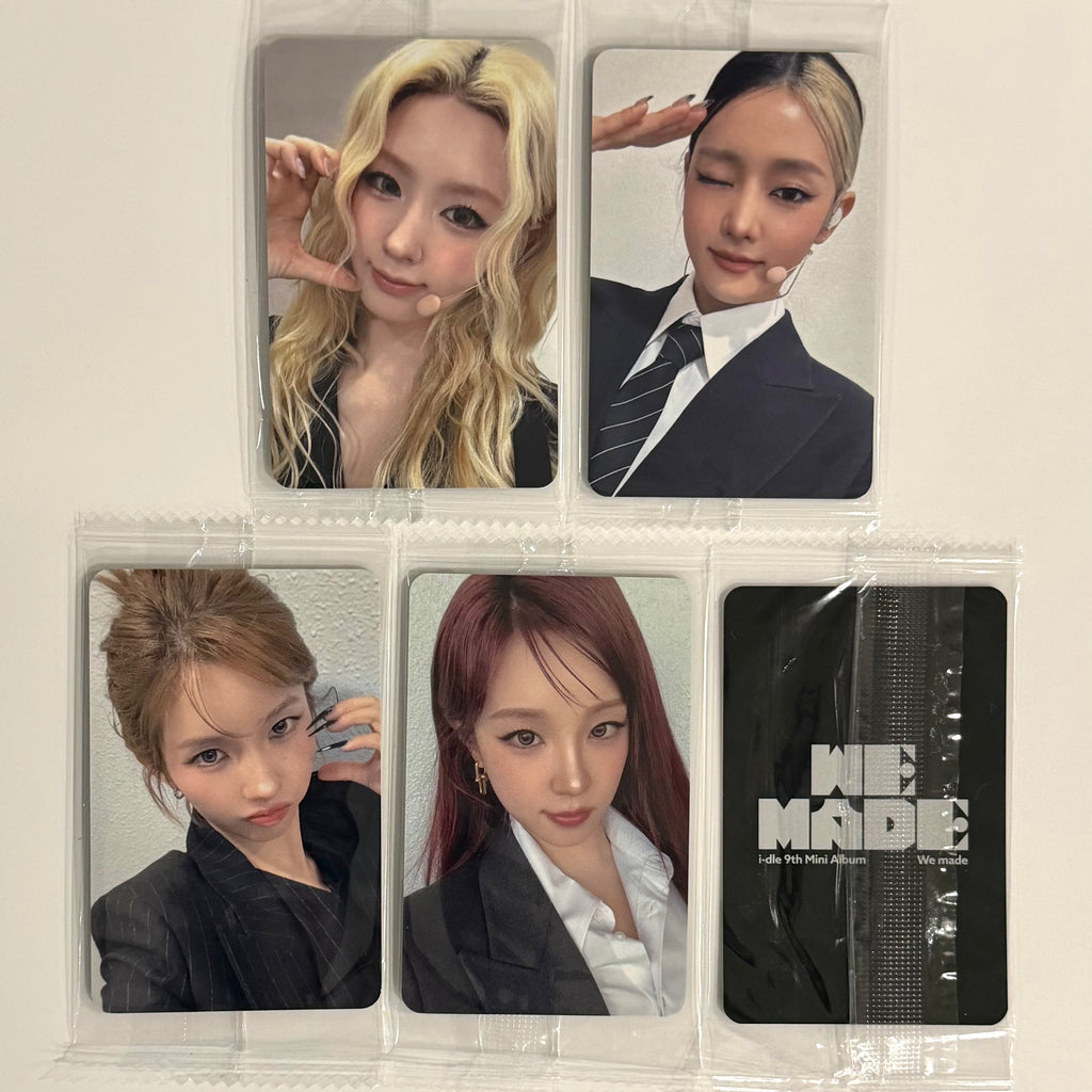 idle - WE MADE KTOWN4U ONLINE FANSIGN POB PHOTOCARD