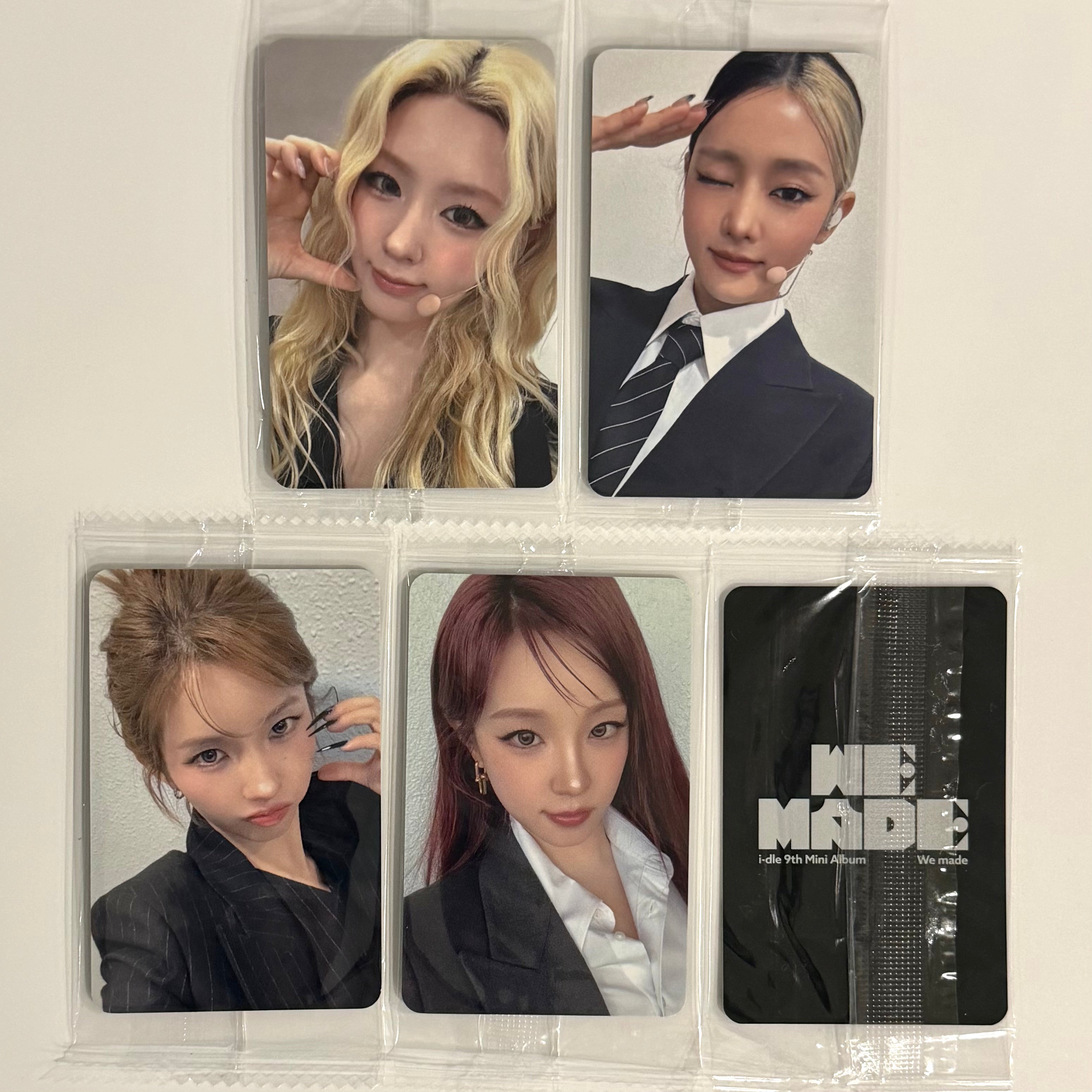 idle - WE MADE KTOWN4U ONLINE FANSIGN POB PHOTOCARD
