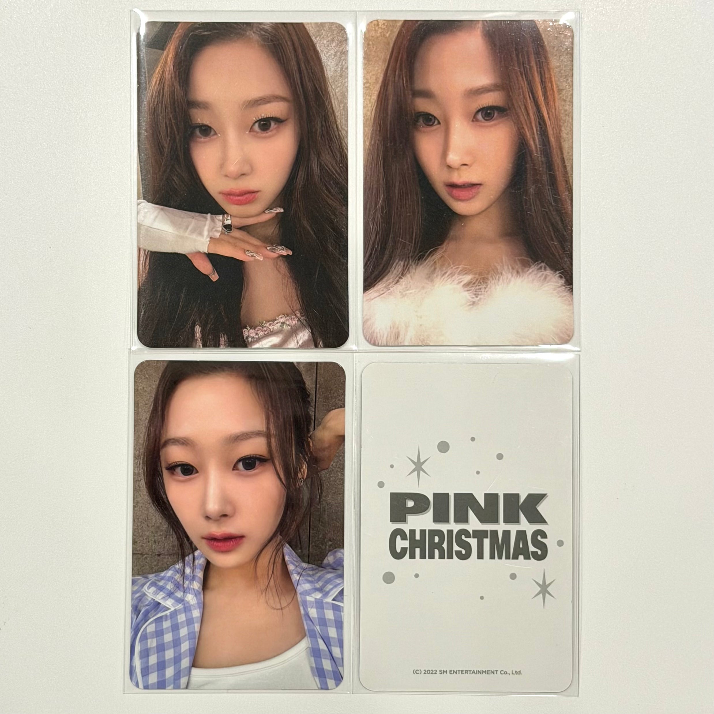 GISELLE (AESPA) - PINK CHRISTMAS MD OFFICIAL TRADING PHOTOCARD