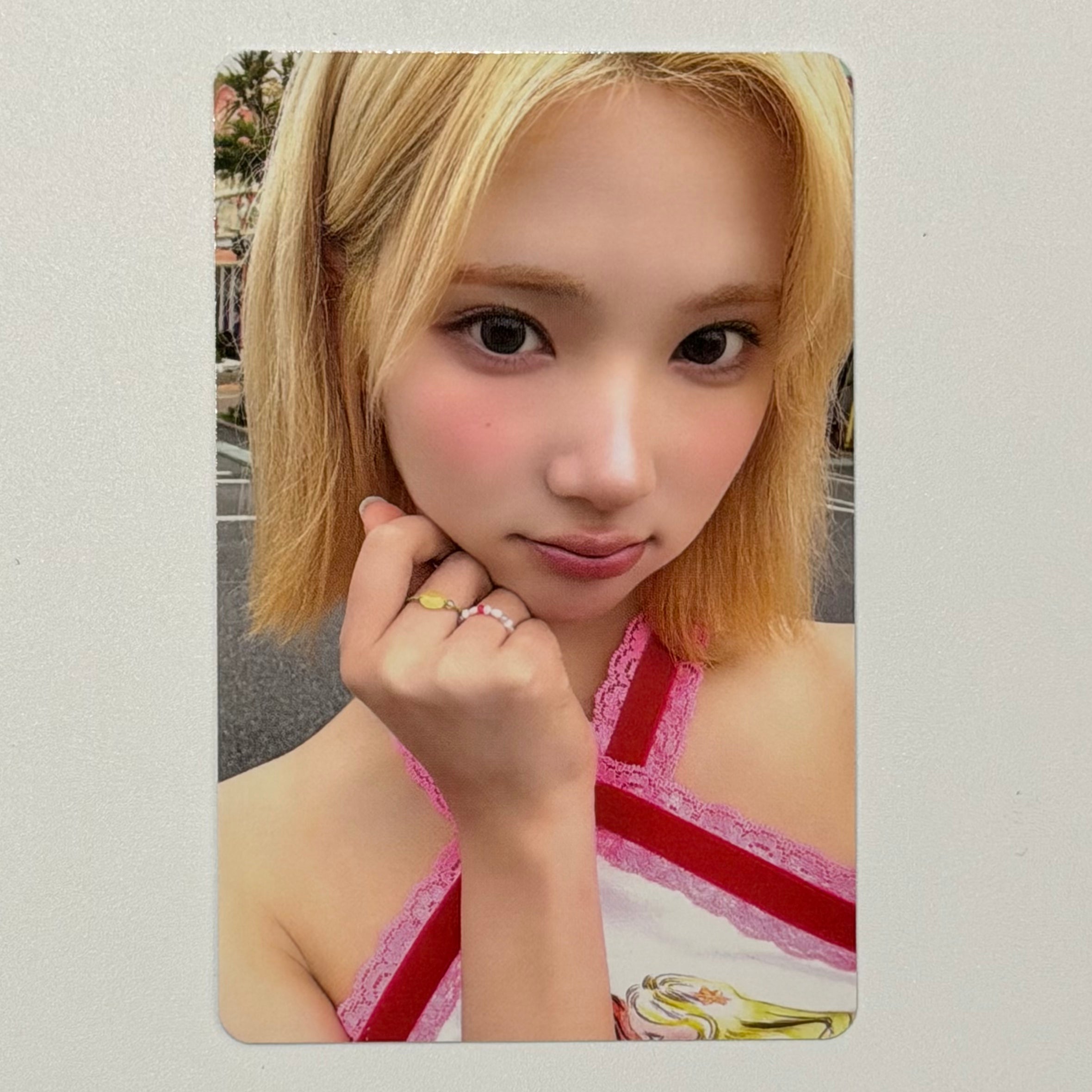 JIWOO (Hearts2Hearts h2h) - LEMON TANG ALBUM PHOTOCARD (KEYRING VER)