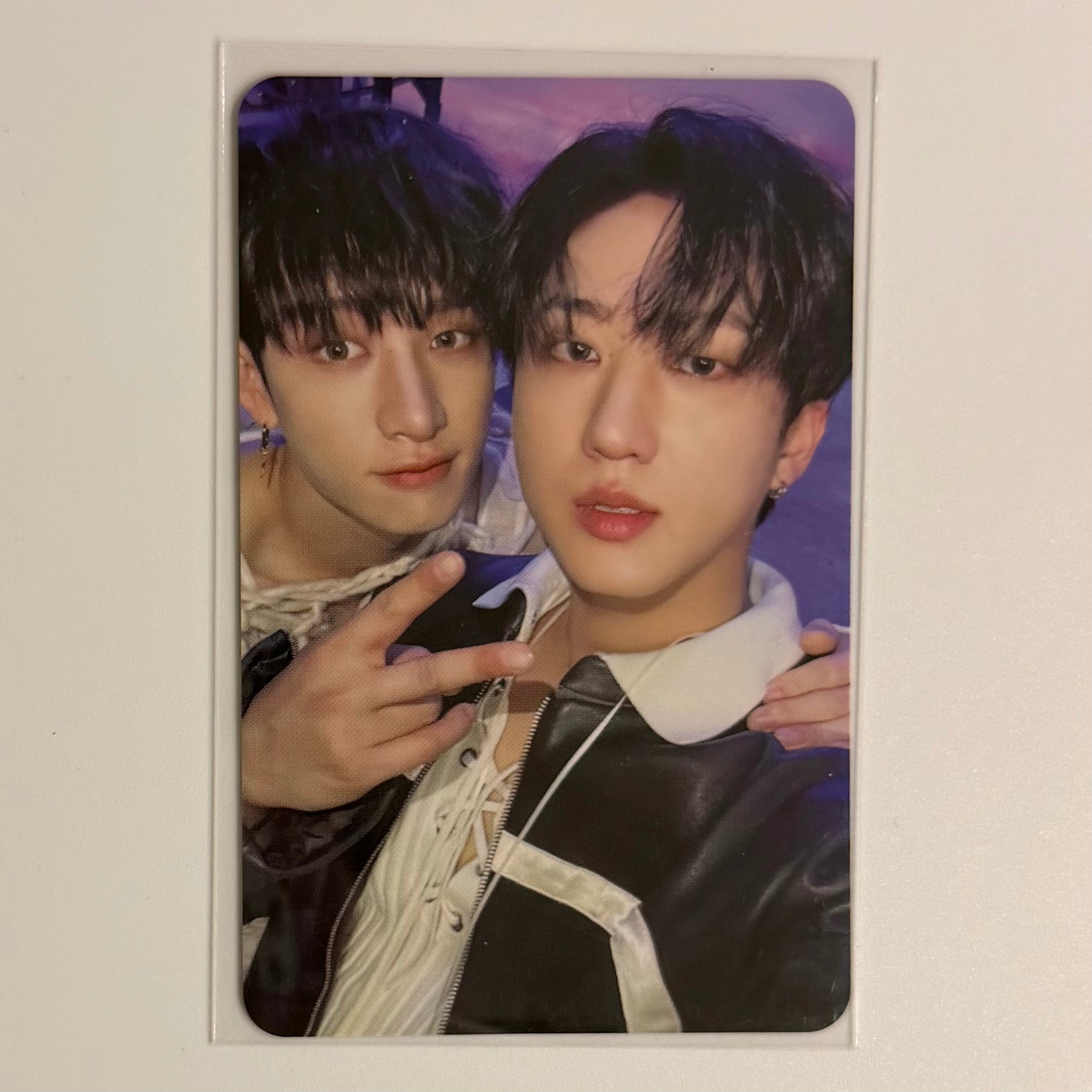 BANG CHAN + CHANGBIN (STRAY KIDS) - 樂-STAR ROCK STAR ALBUM PHOTOCARD