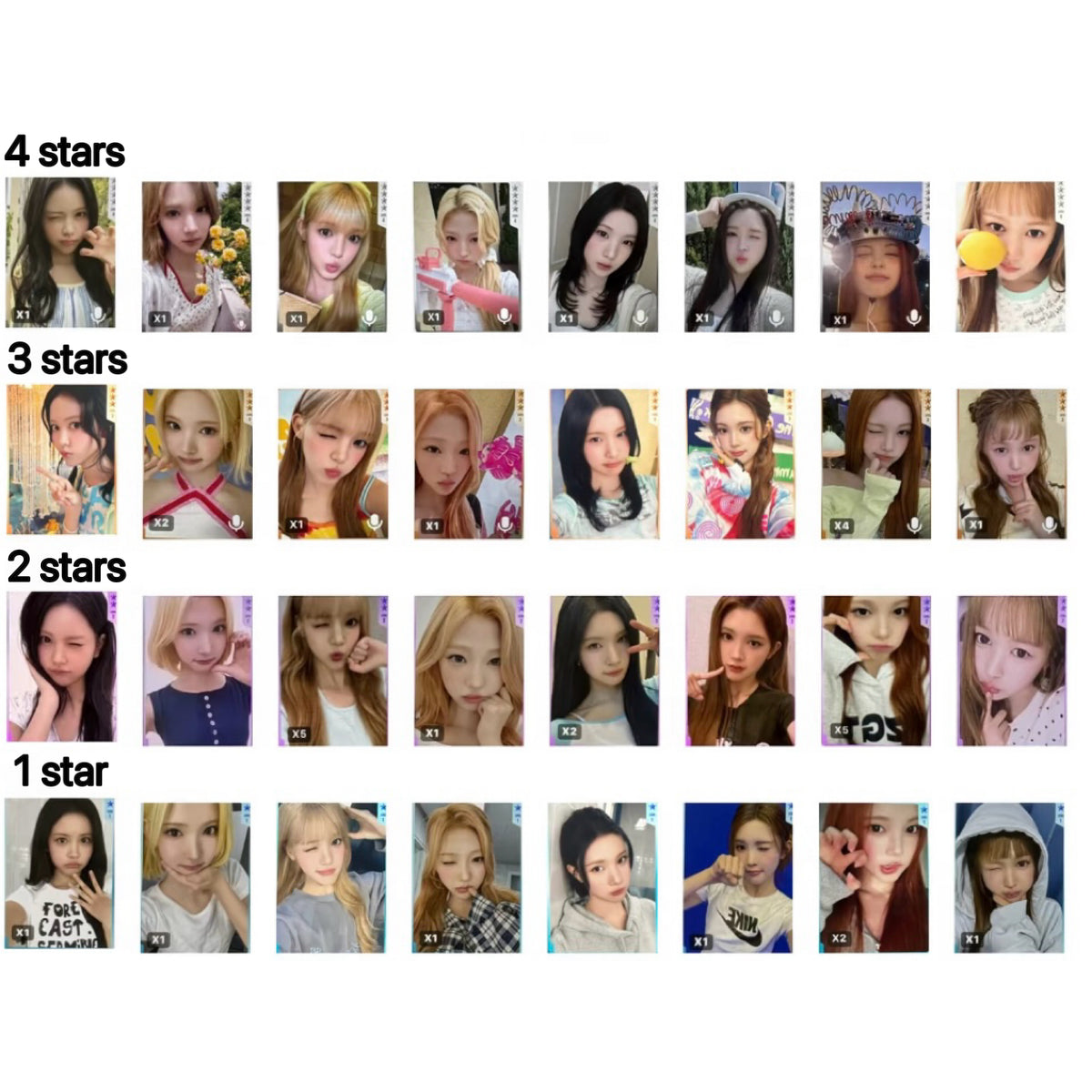 Hearts2Hearts h2h - LEMON TANG QQ MUSIC STARLIGHT PHOTOCARD