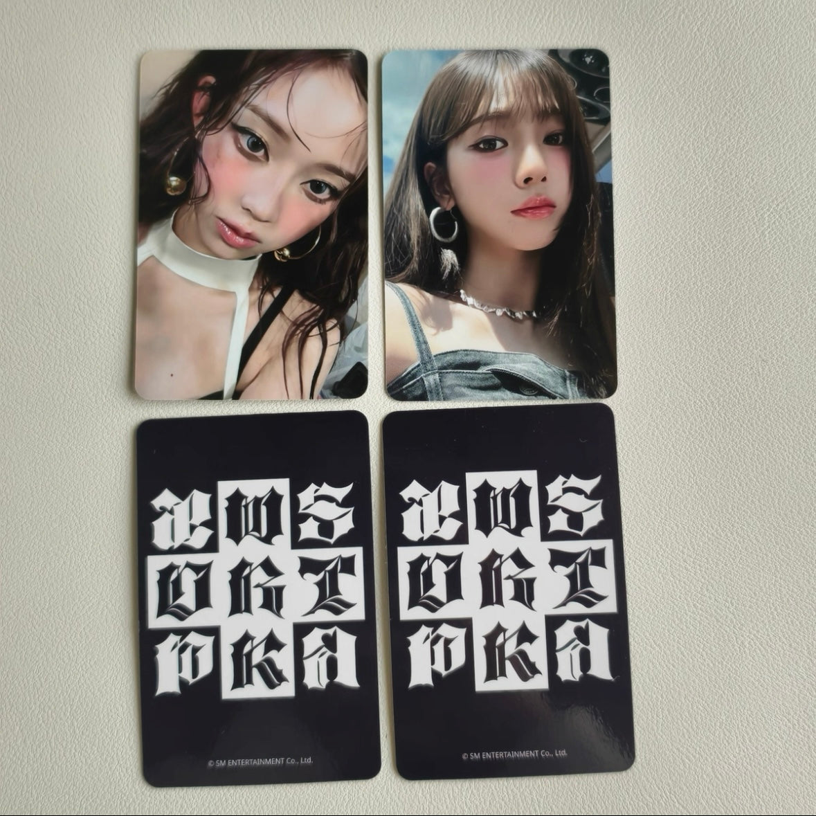 AESPA Dirty Work Mini Record MR Lucky Draw 1.0 POB Photocard