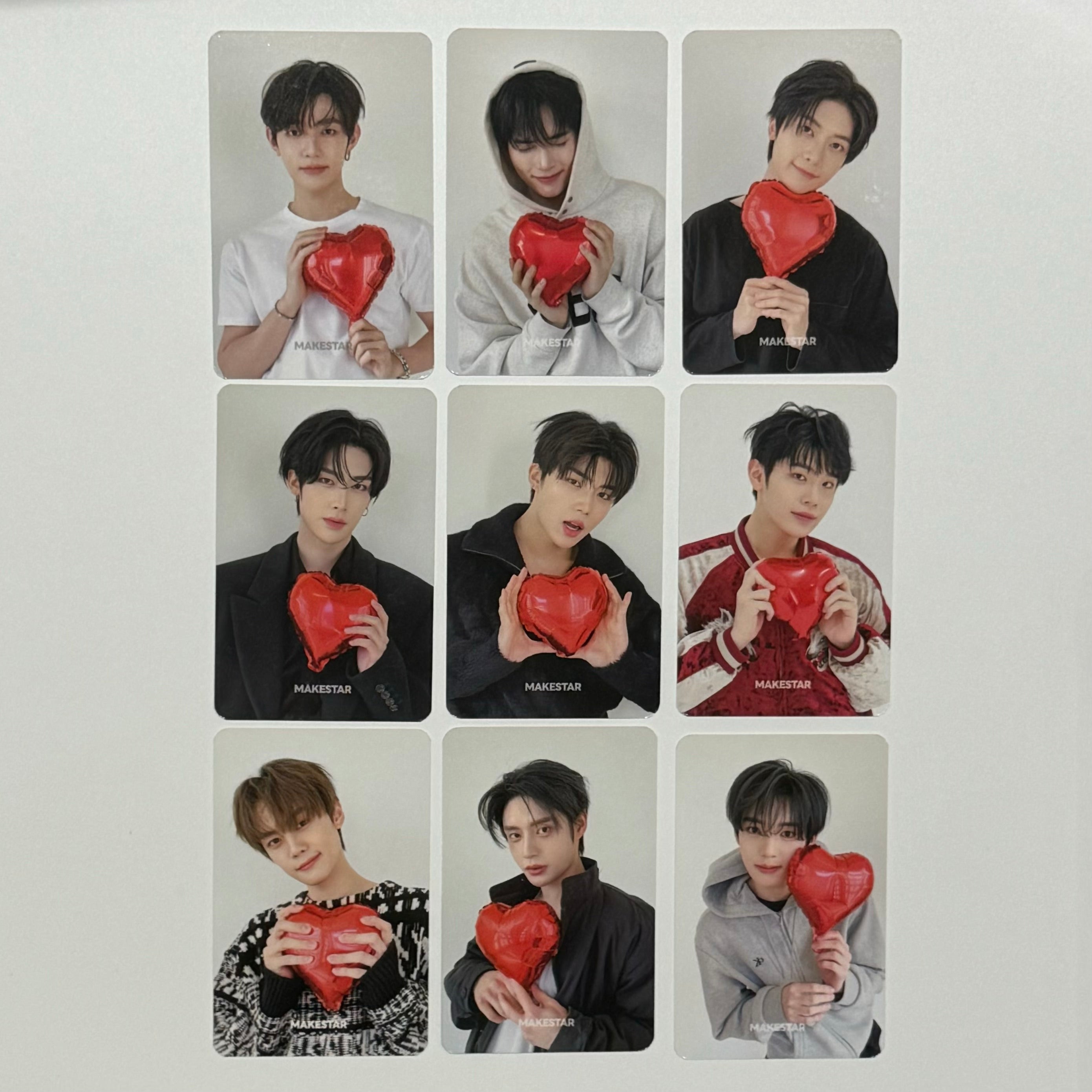 ZEROBASEONE ZB1 MAKESTAR FANSIGN POB PHOTOCARD (CUPID VER - DOUBLE SIDED)