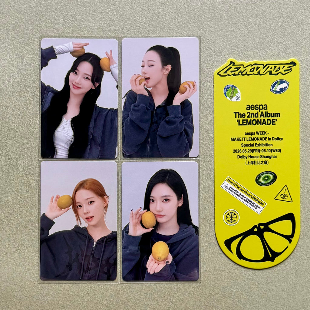aespa WEEK MAKE IT LEMONADE Dolby House Shanghai POB Photocard (QQ Music)