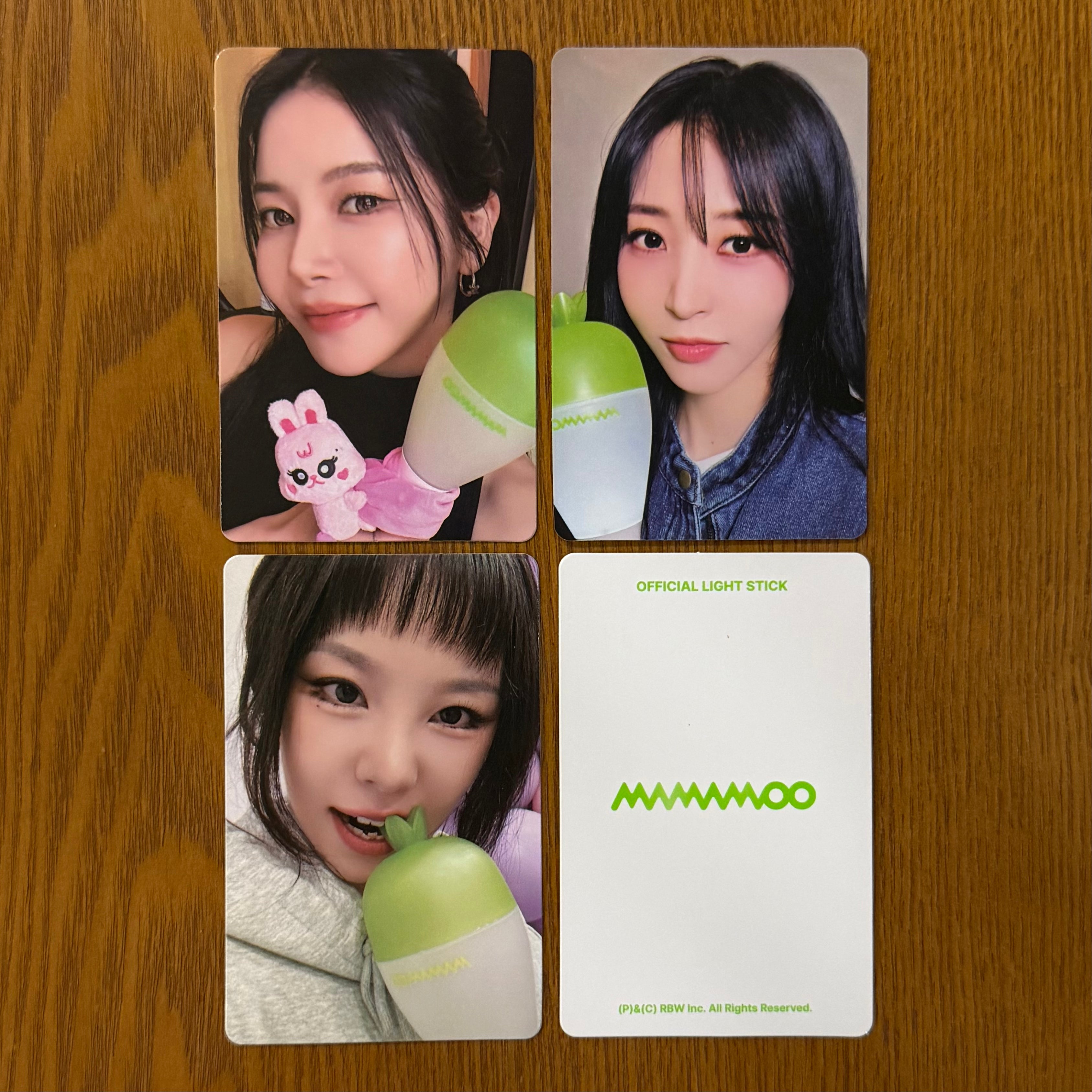 MAMAMOO LIGHT STICK 2.6 VER POB MooBong Official Photocard
