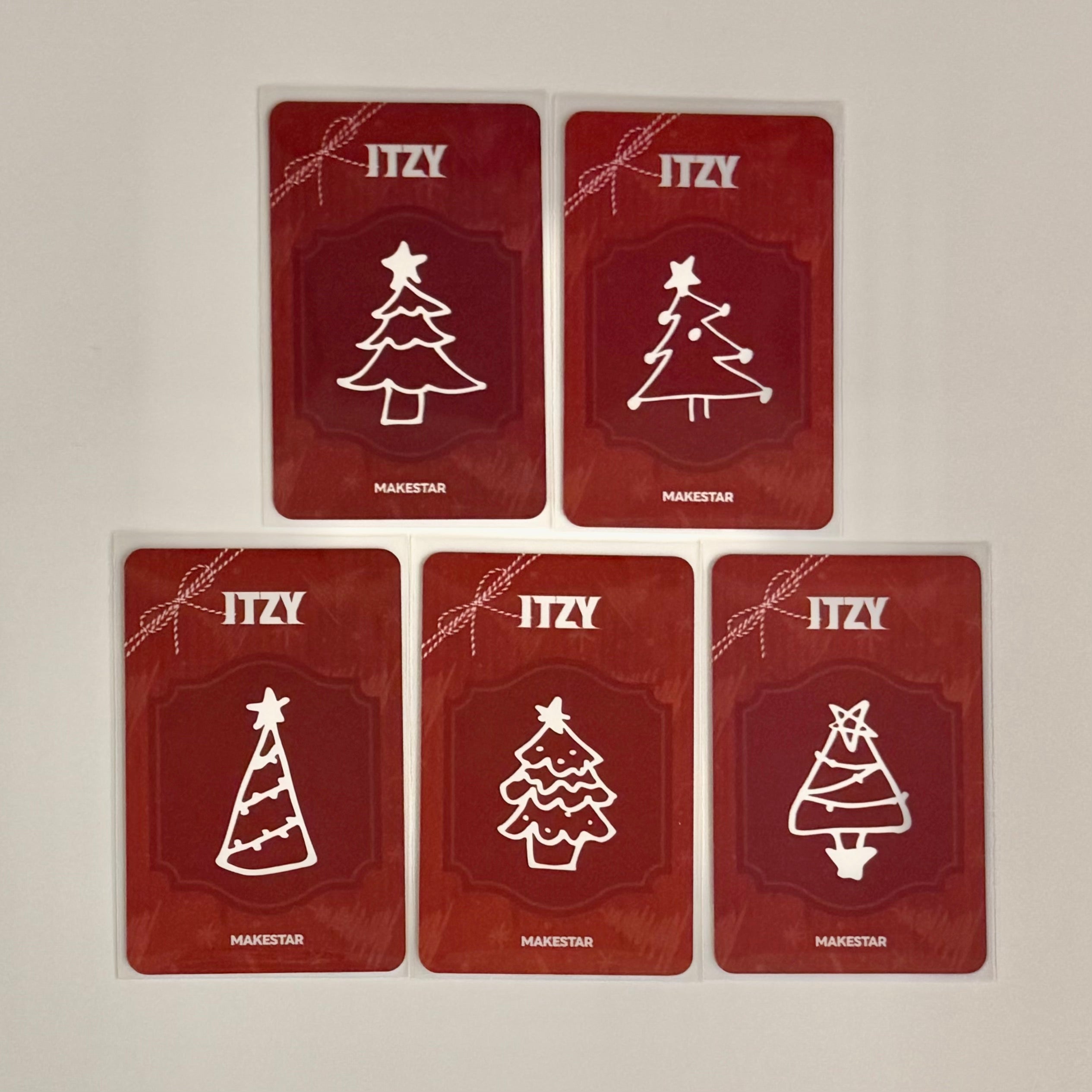 ITZY TUNNEL VISION MAKESTAR 8.0 Santa Claus/Christmas Ver. POB Photocard