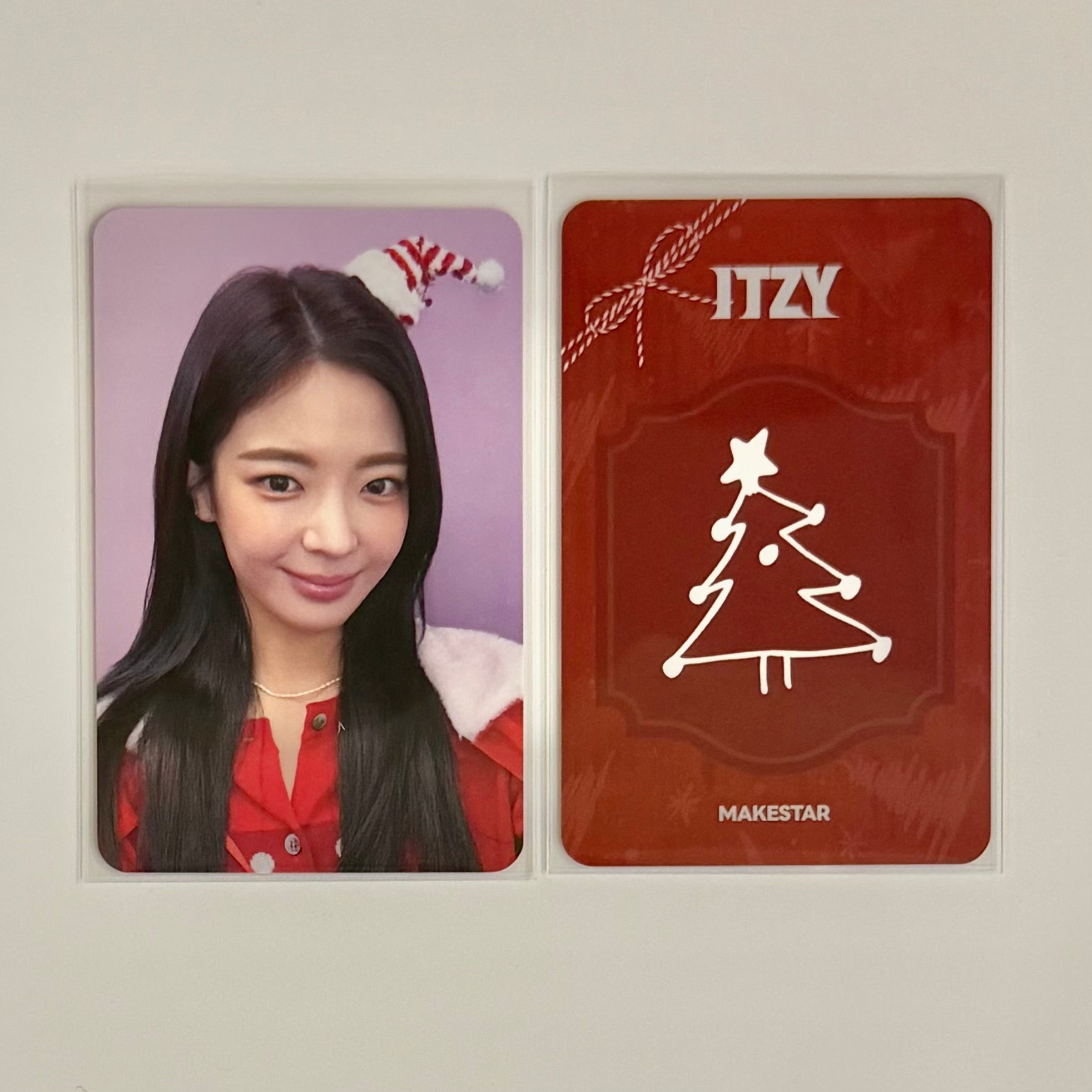 ITZY TUNNEL VISION MAKESTAR 8.0 Santa Claus/Christmas Ver. POB Photocard