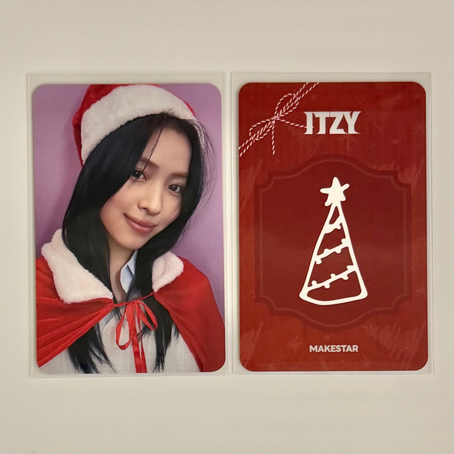 ITZY TUNNEL VISION MAKESTAR 8.0 Santa Claus/Christmas Ver. POB Photocard