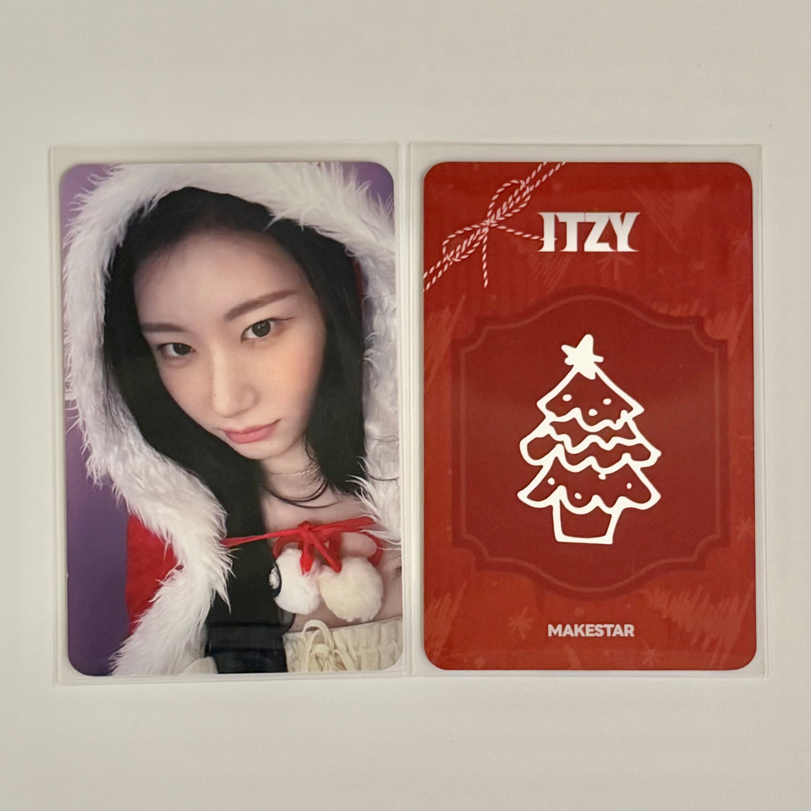 ITZY TUNNEL VISION MAKESTAR 8.0 Santa Claus/Christmas Ver. POB Photocard
