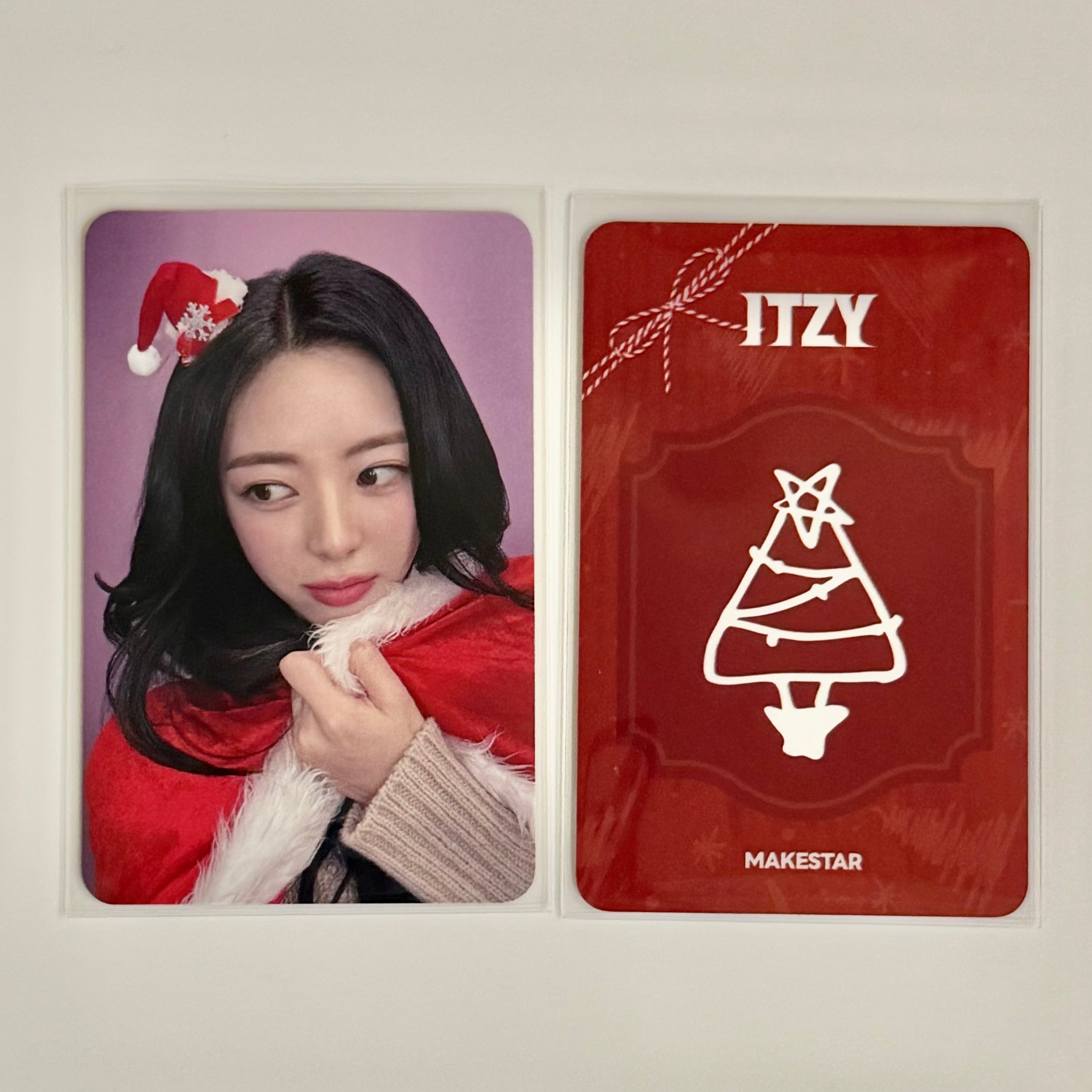 ITZY TUNNEL VISION MAKESTAR 8.0 Santa Claus/Christmas Ver. POB Photocard