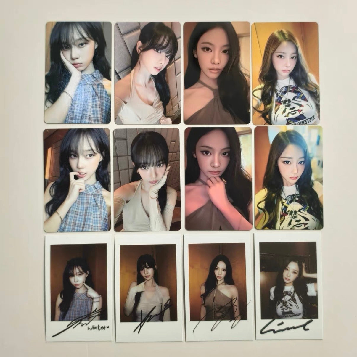 AESPA RICH MAN PPMQ POPMERCH SHANGHAI FANSIGN 1.0 POB PHOTOCARD