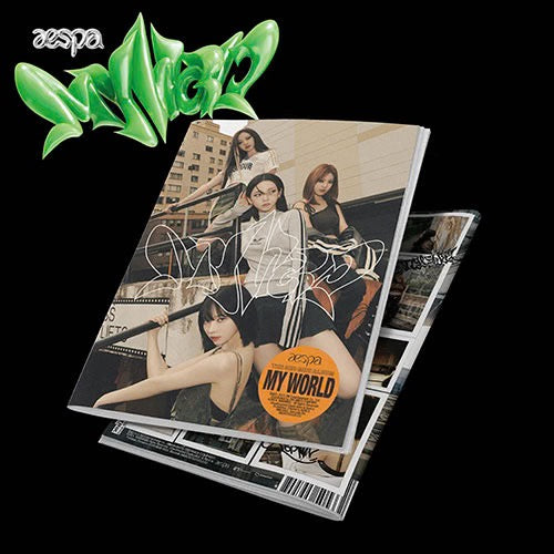 aespa - 3rd Mini Album 'MY WORLD' Tabloid Ver.