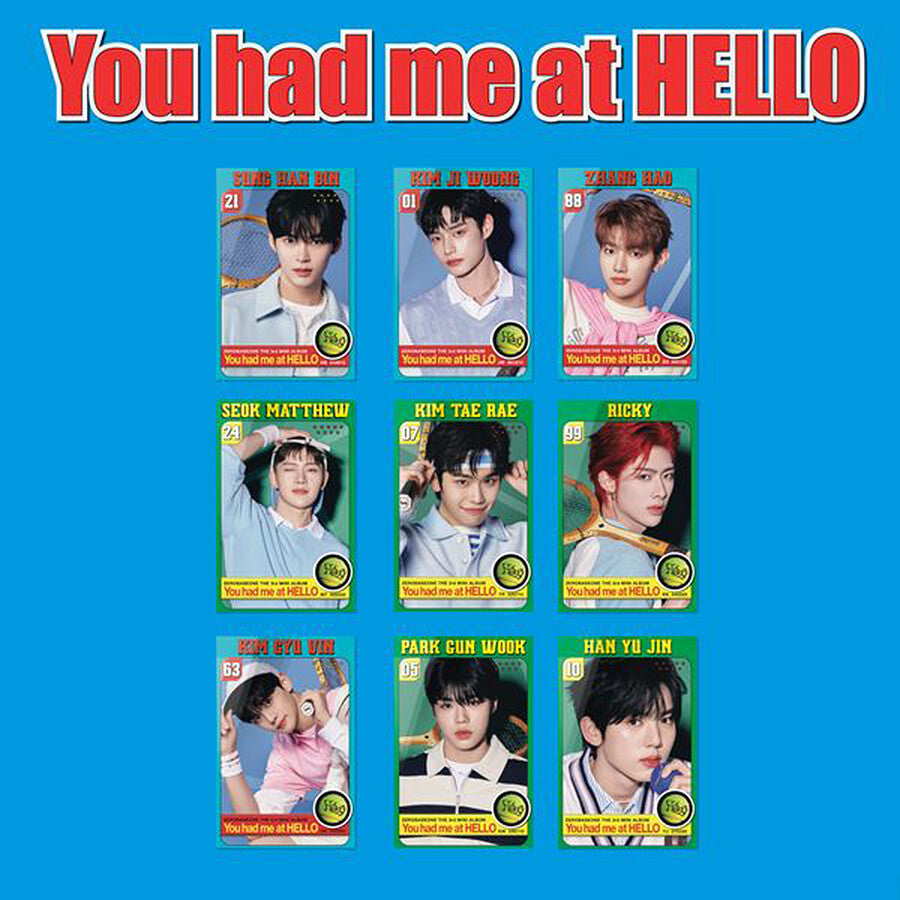 ZEROBASEONE YOU HAD ME AT HELLO 3rd Mini Album POCA ZEROSE Ver.