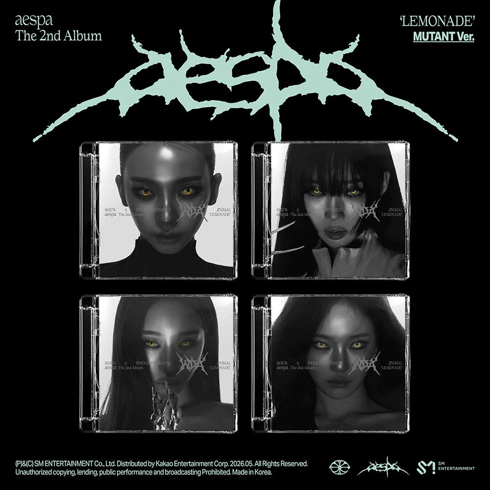 [PRE-ORDER] aespa - LEMONADE 2nd Album (MUTANT Ver.)