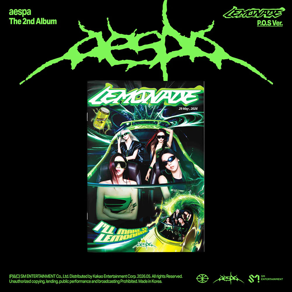 [PRE-ORDER] aespa - LEMONADE 2nd Album (P.O.S Ver.)