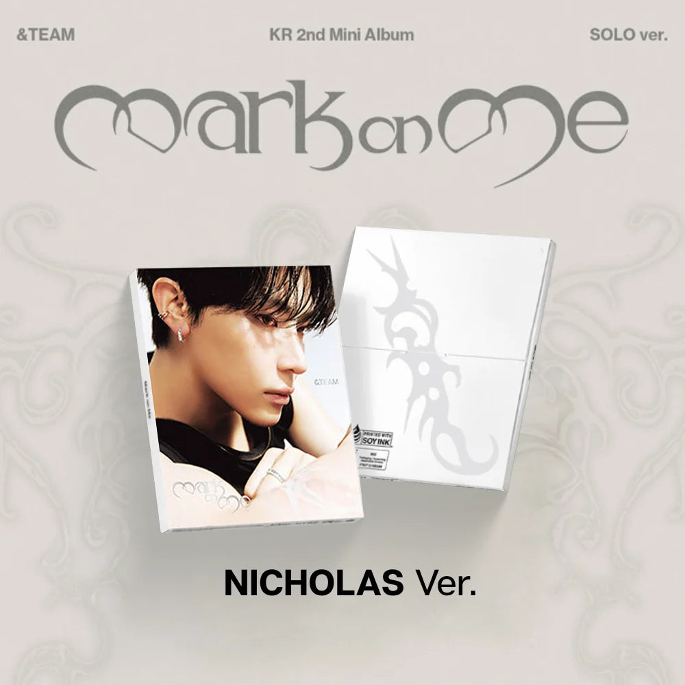 &TEAM - Mark on Me [2nd KR Mini Album - SOLO Ver.]