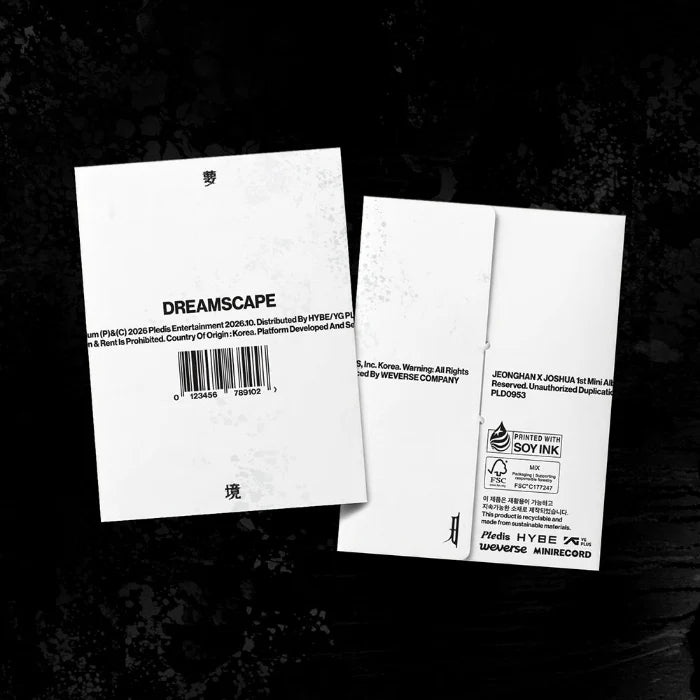 [PRE-ORDER] JEONGHAN X JOSHUA - DREAMSCAPE [1st Mini Album - Weverse Ver.]