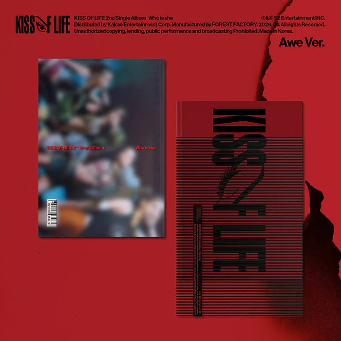 KISS OF LIFE - Who Is She 2nd Single Album (Awe Ver.)