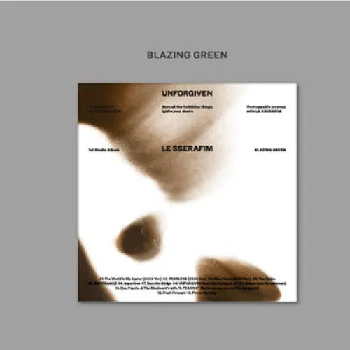 LE SSERAFIM - UNFORGIVEN [1. Studioalbum - COMPACT Ver.]